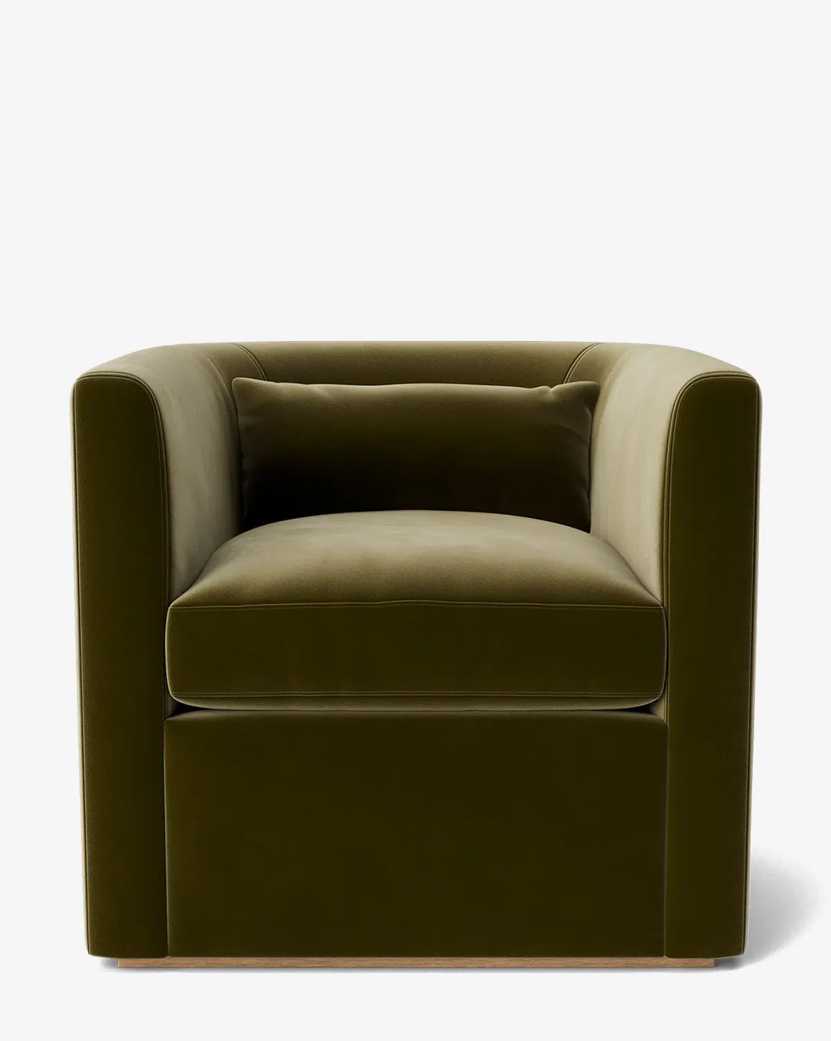 Reese Lounge Chair - Olive, Velvet product