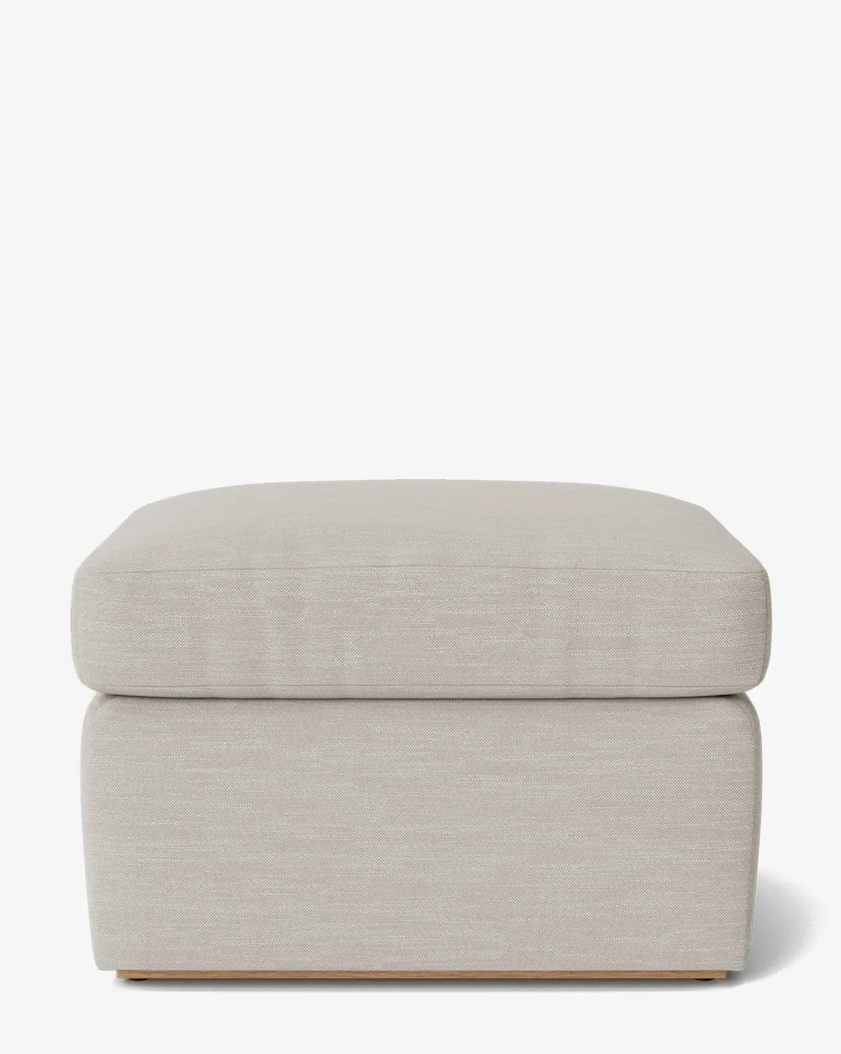 Reese Ottoman - White Sands, Perennials Fabric product