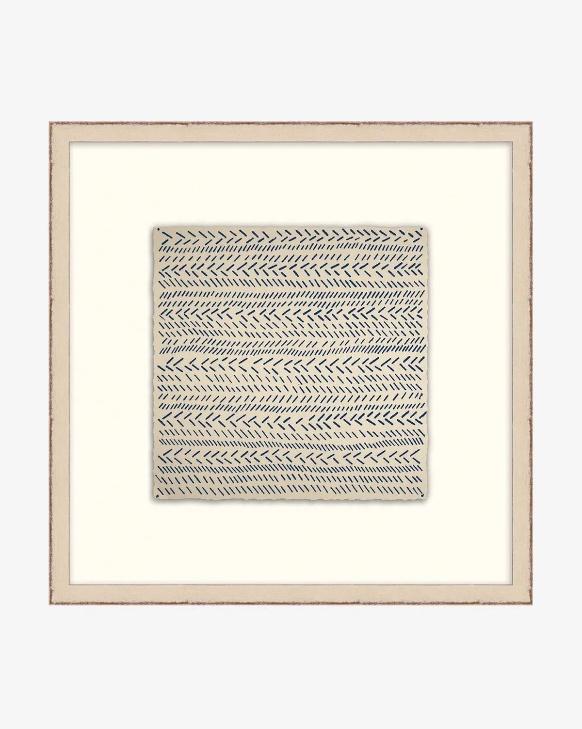 Repetition 7 Framed Wall Art - Sapphire Blue product