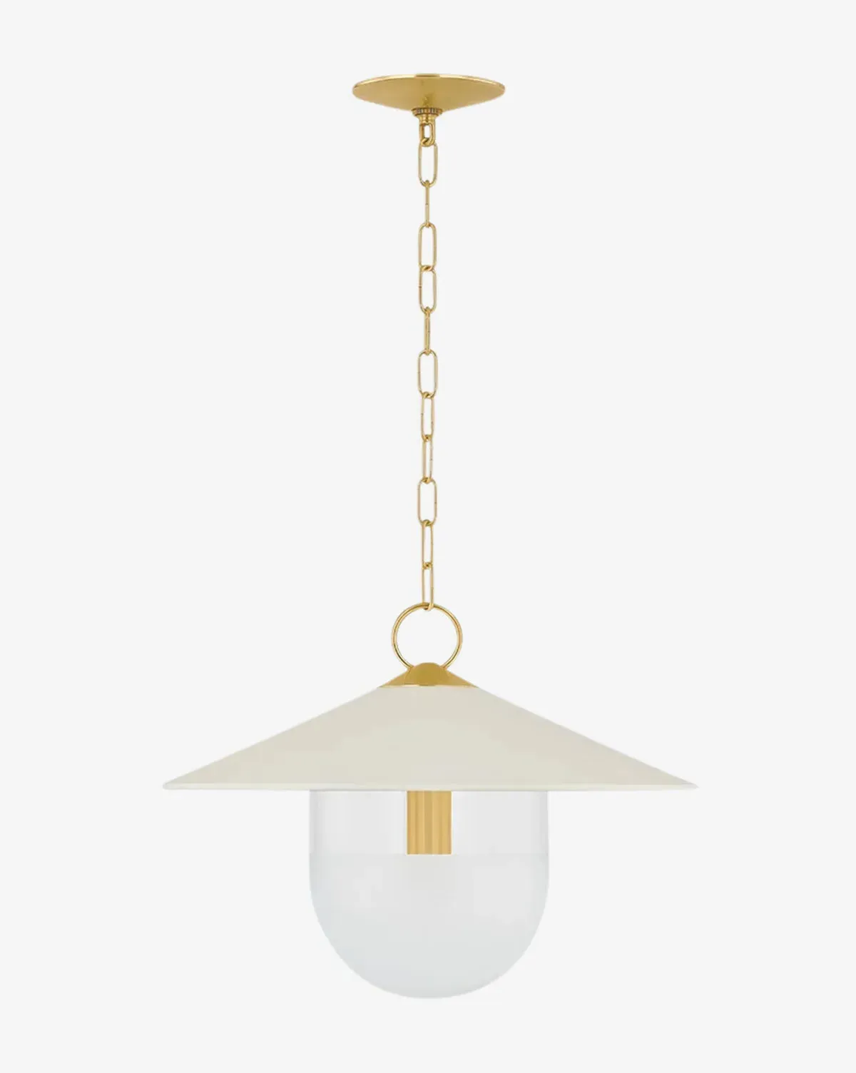 Ressi Small Pendant Light - Brass, Glass product
