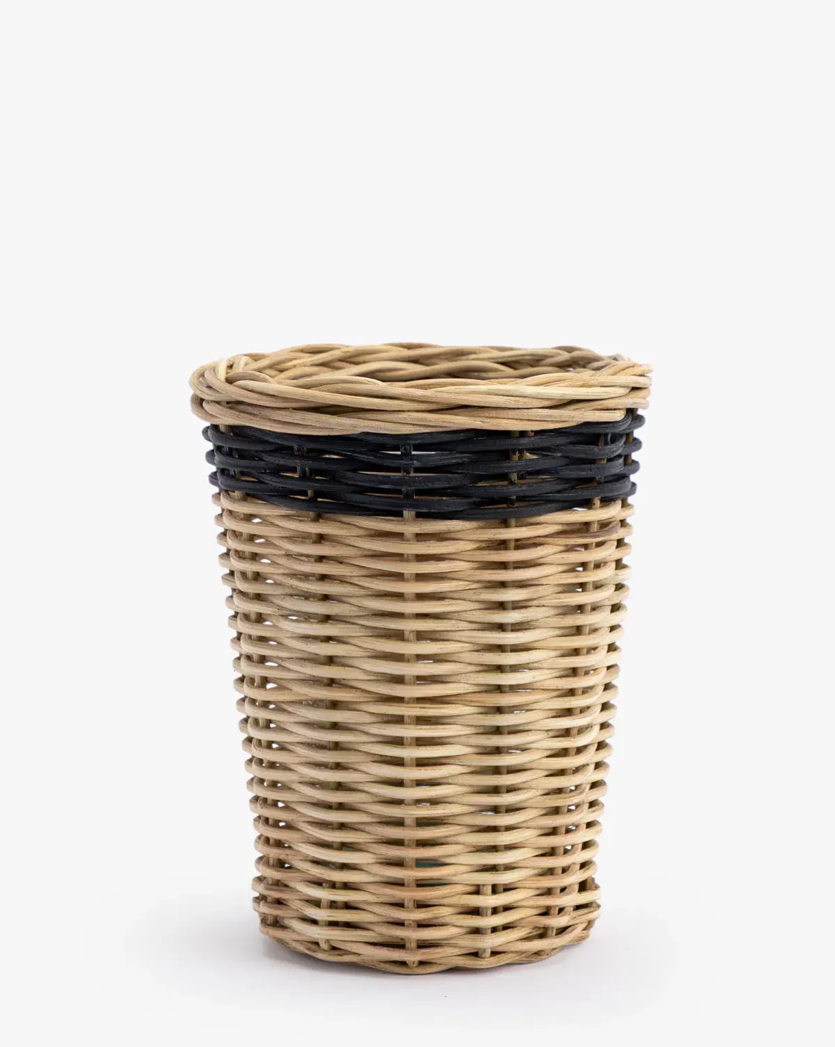 Revere Woven Small Vase - Wicker, Glass product