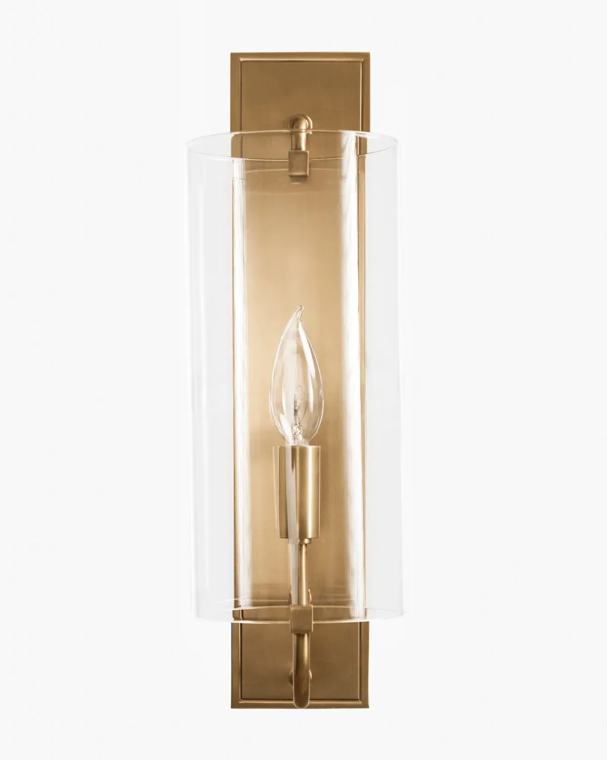 Rhys Sconce Wall Light - Antique Brass, Glass product