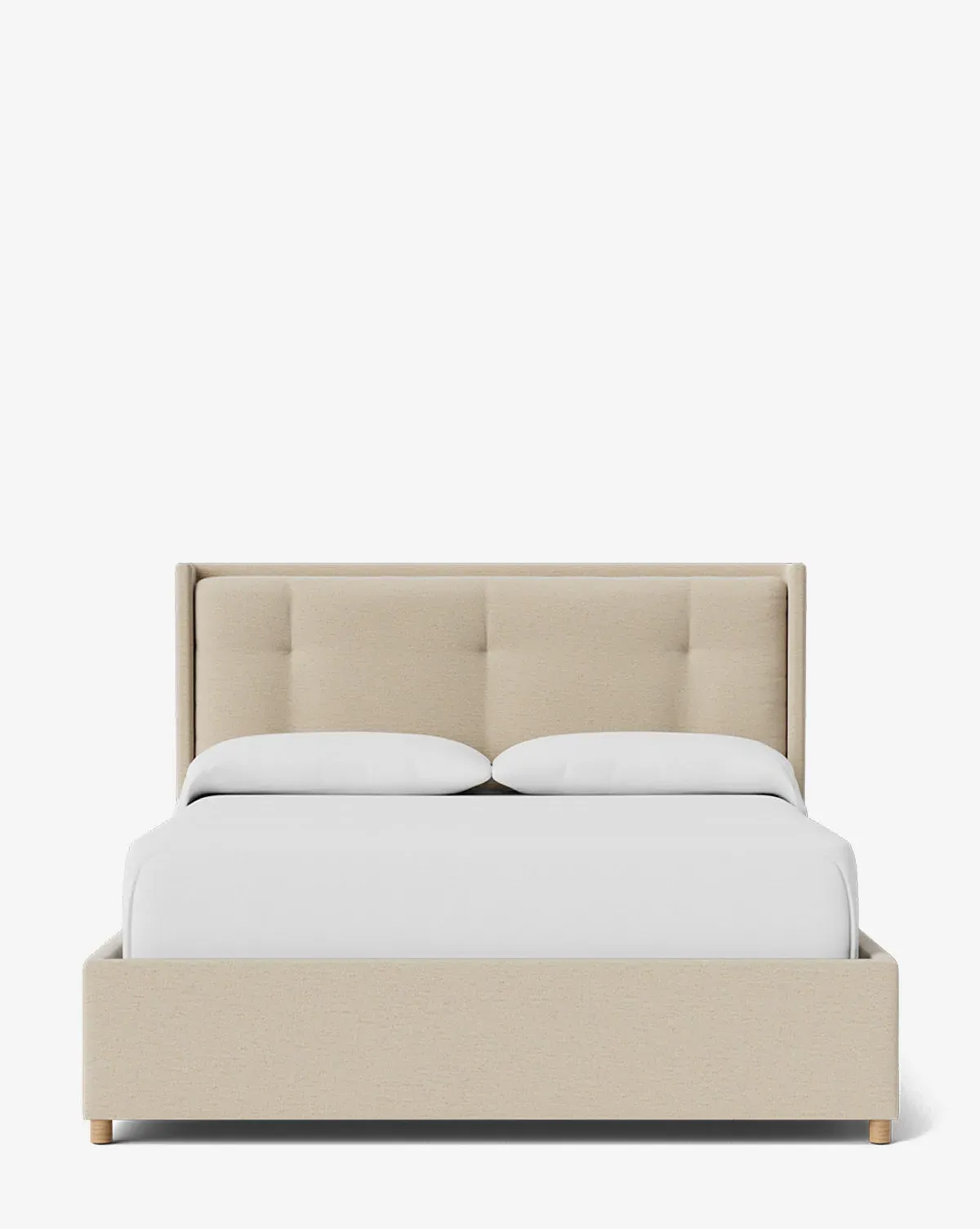 Ria Queen Size Bed Low Headboard - Sand, Crypton product