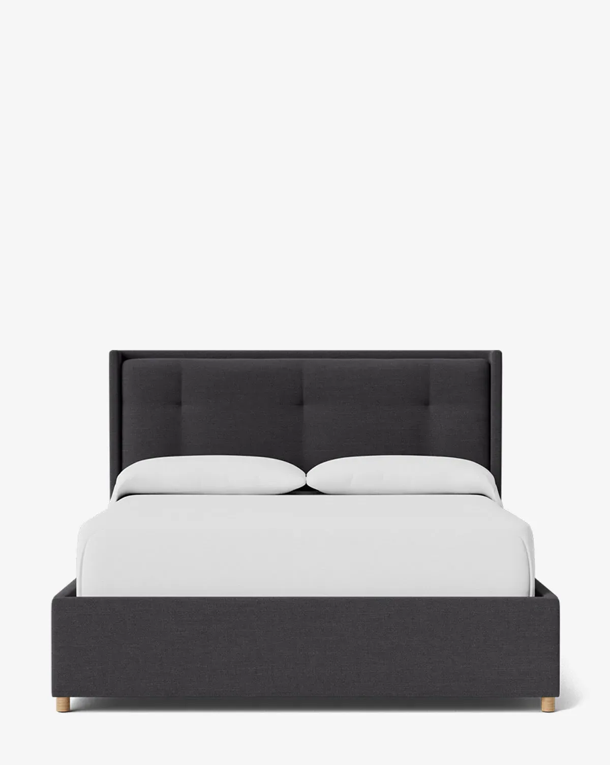 Ria Queen Size Bed Low Headboard - Slate, Crypton product