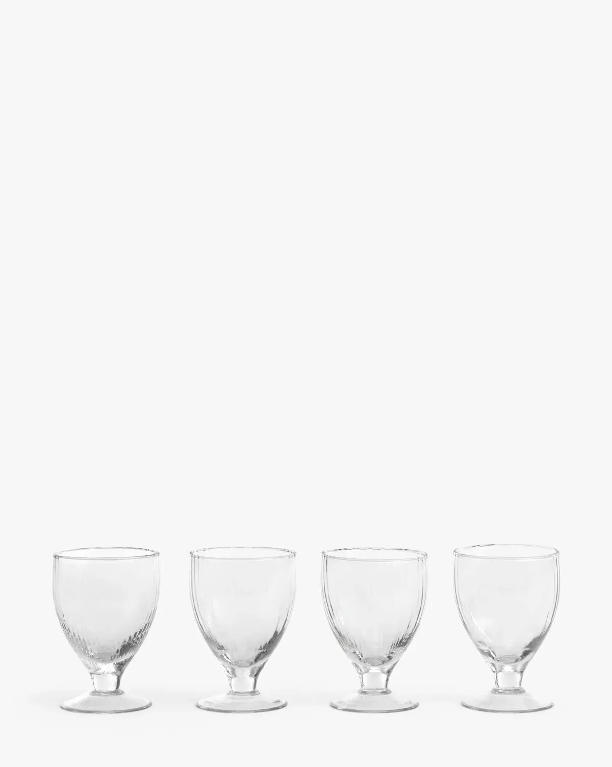 Ribbed Wine Glasses Set of 4 product