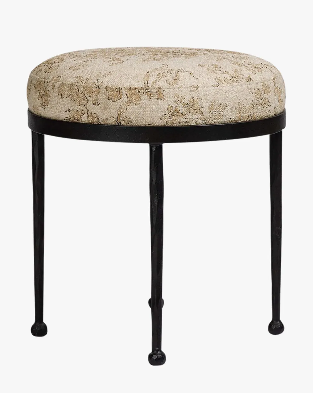 Ridgemoore Upholstered Stool - Iron Base product