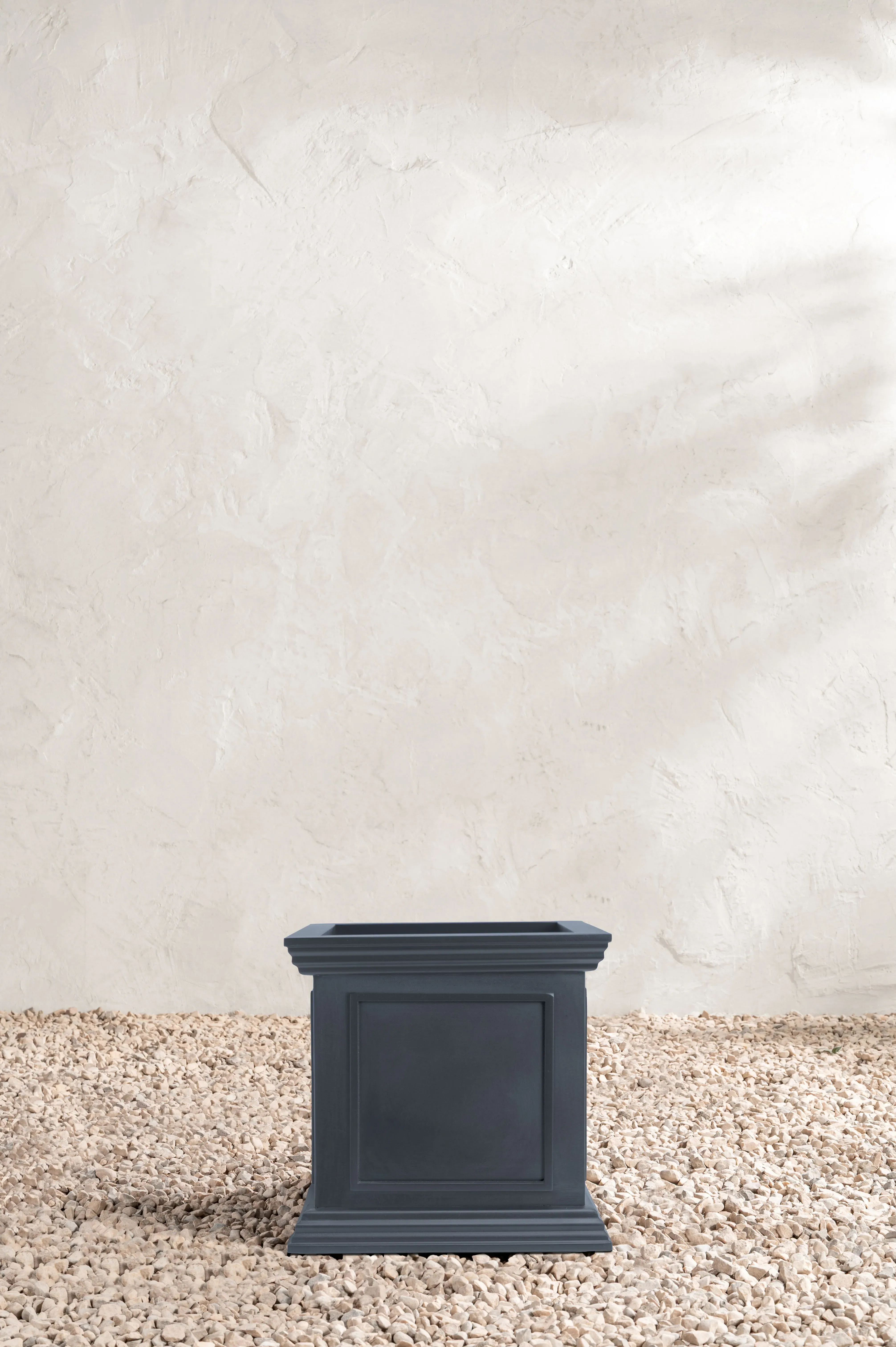 Riggins Medium Outdoor Planter - Weathered Zinc product