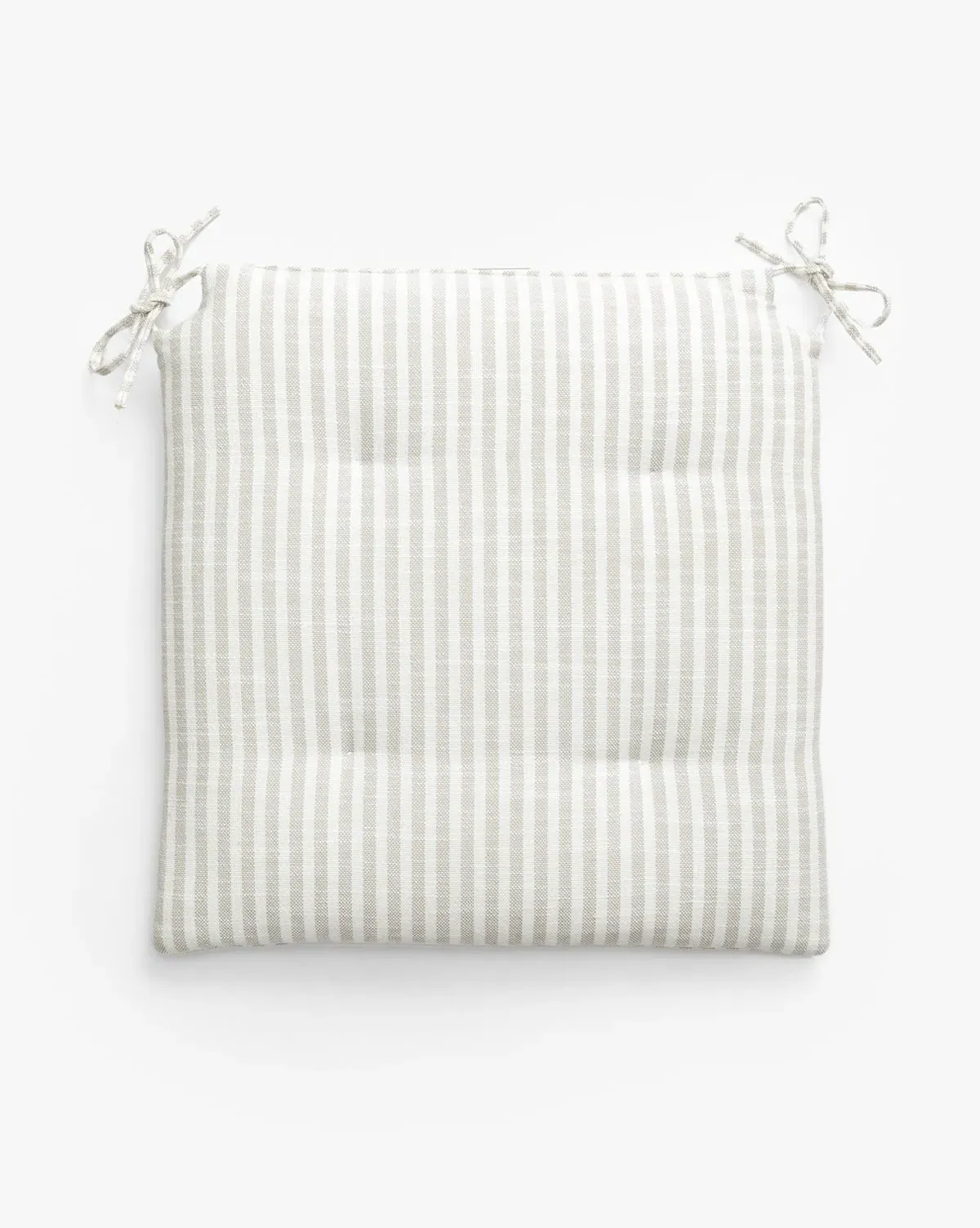 Romany Counter Stool Tie-On Cushion - Linen product