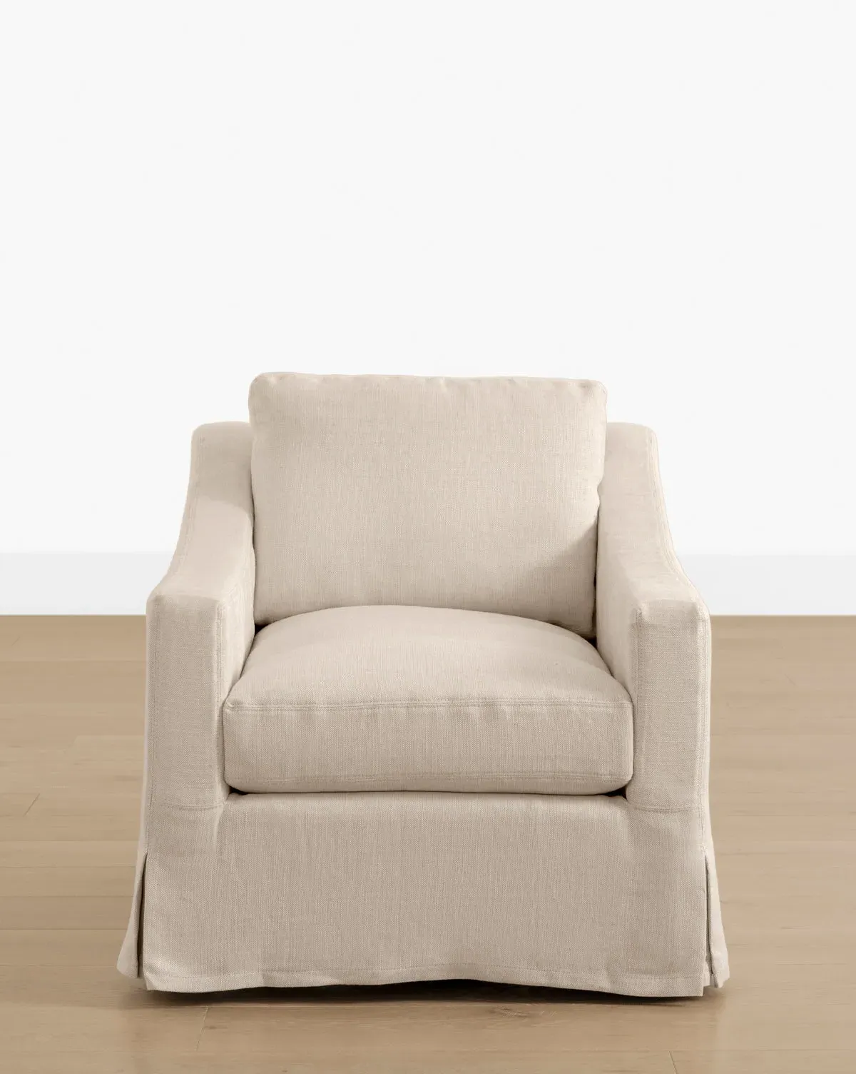 Rowan Slipcovered Swivel Armchair product