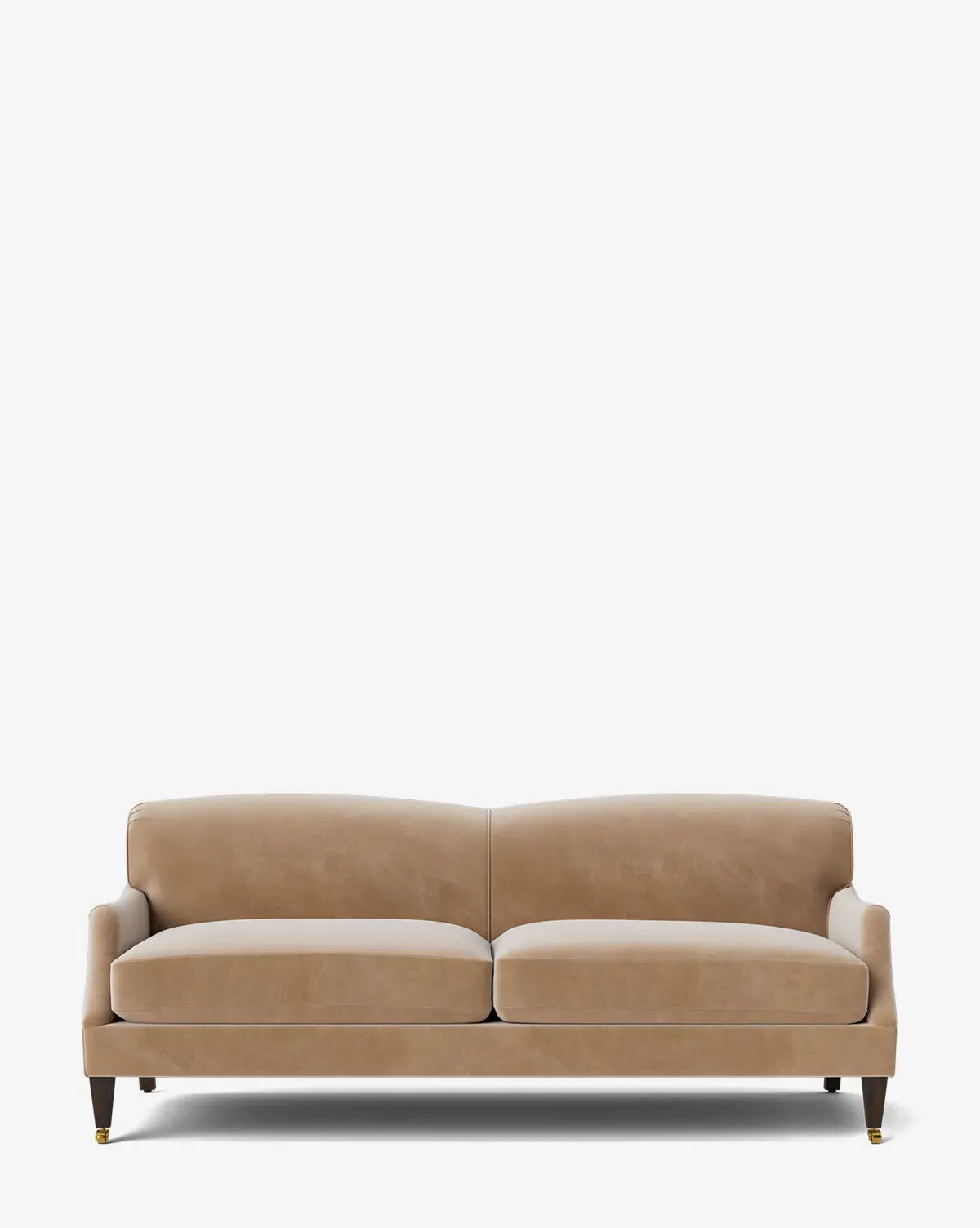 Rowley 3-Seater Sofa - Fawn, Velvet product