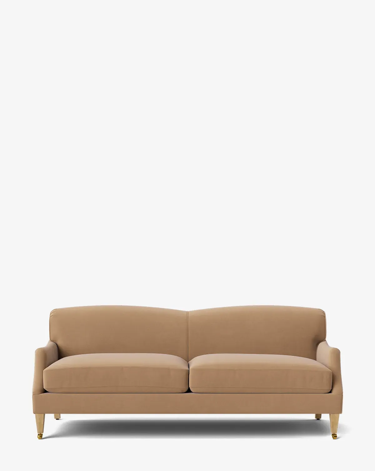 Rowley 85" Sofa - Toffee Velvet, Washed Oak product