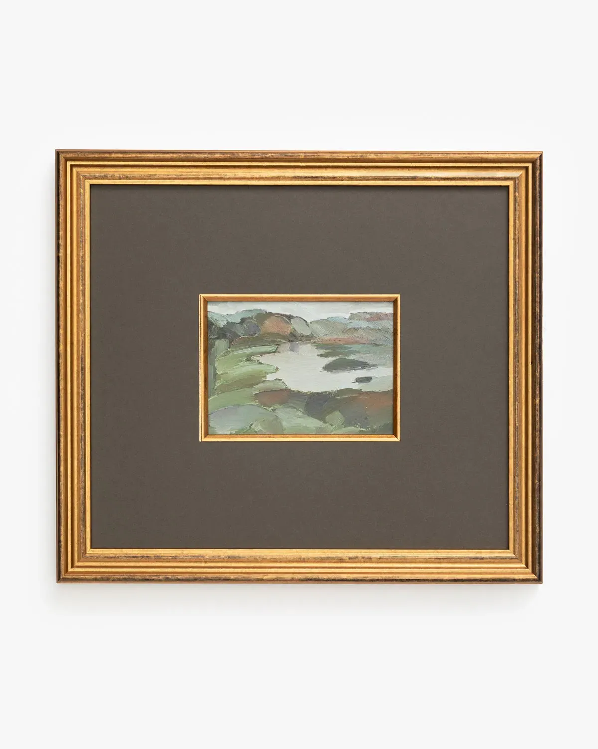 Sage Shores II Framed Giclee Print - Antique Gold, Paper product