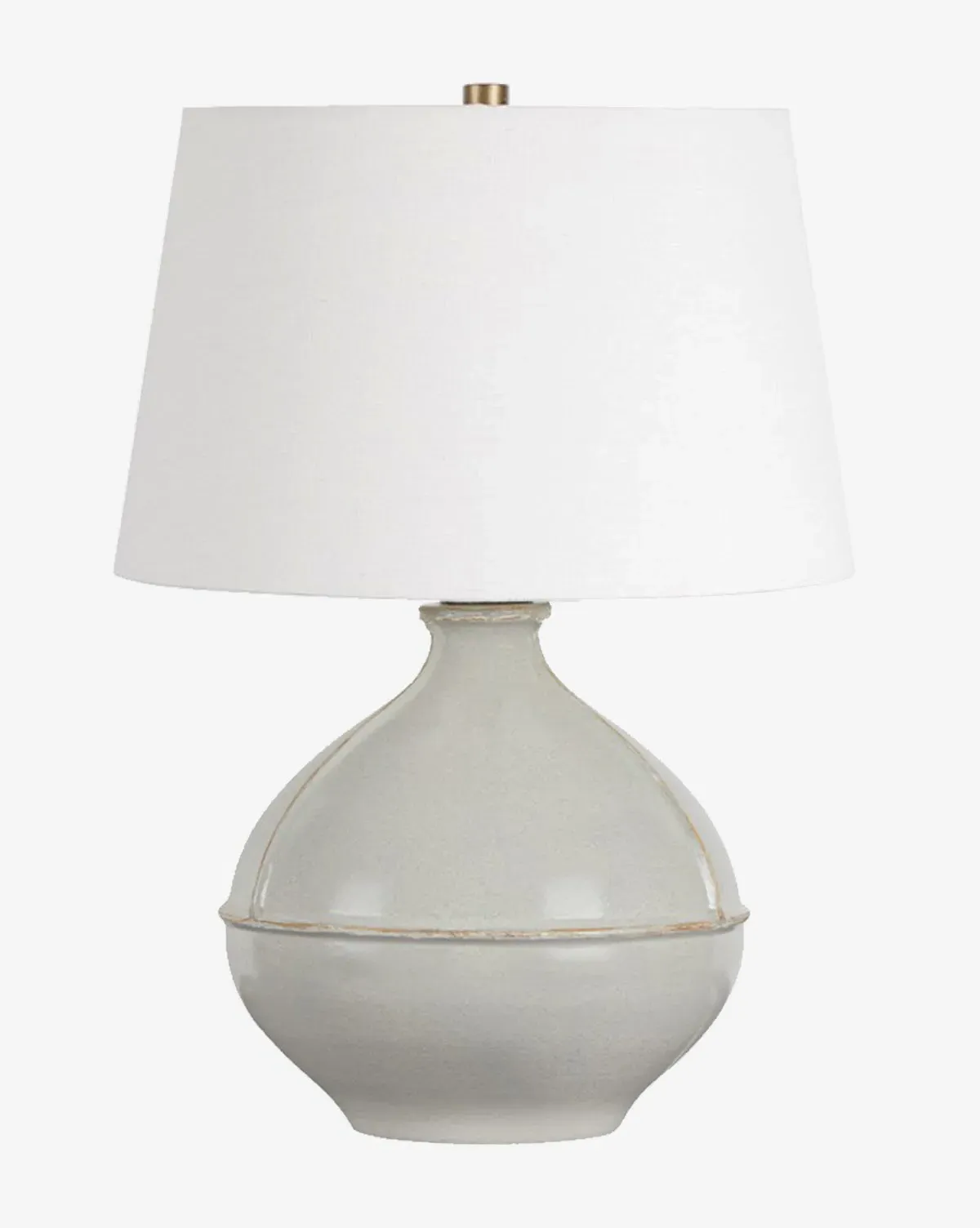 Salvage Table Lamp - Sage, Ceramic product