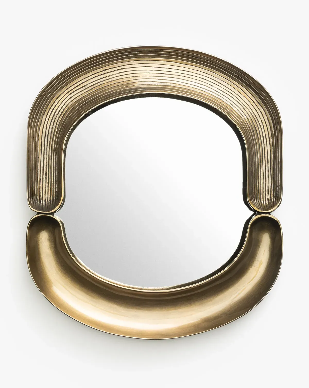 Salvatore Wall Mirror - Antique Gold, Cast Aluminum product