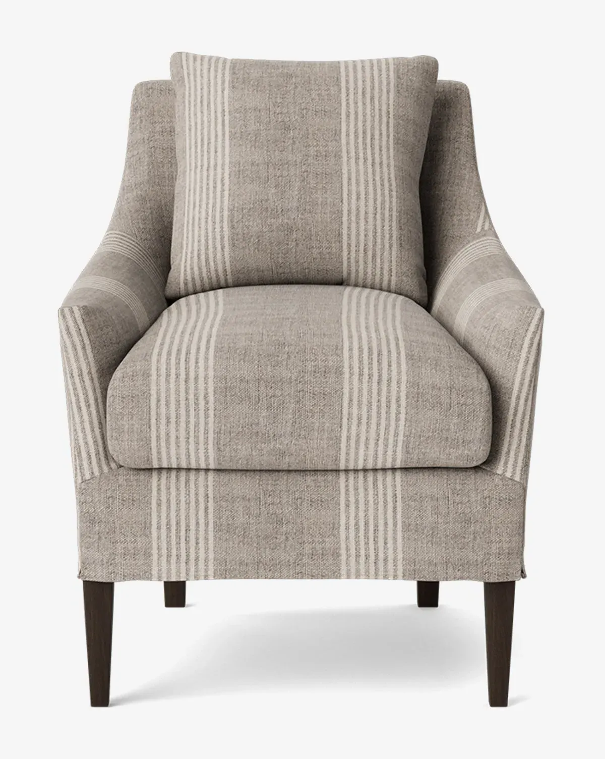Sascha Slipcover Dining Chair - Linen Stripe, Linen product