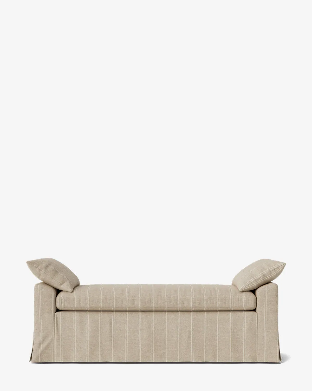 Scaletta Bench - Oatmeal & Ivory Stripe Linen product