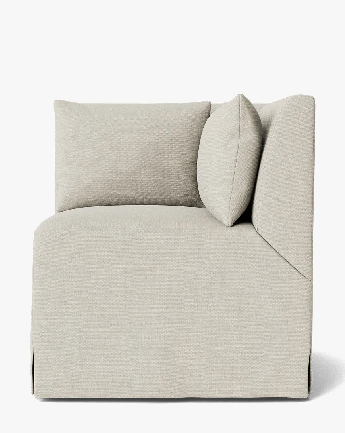 Scaletta Modular Corner Banquette - Egret Perennials product