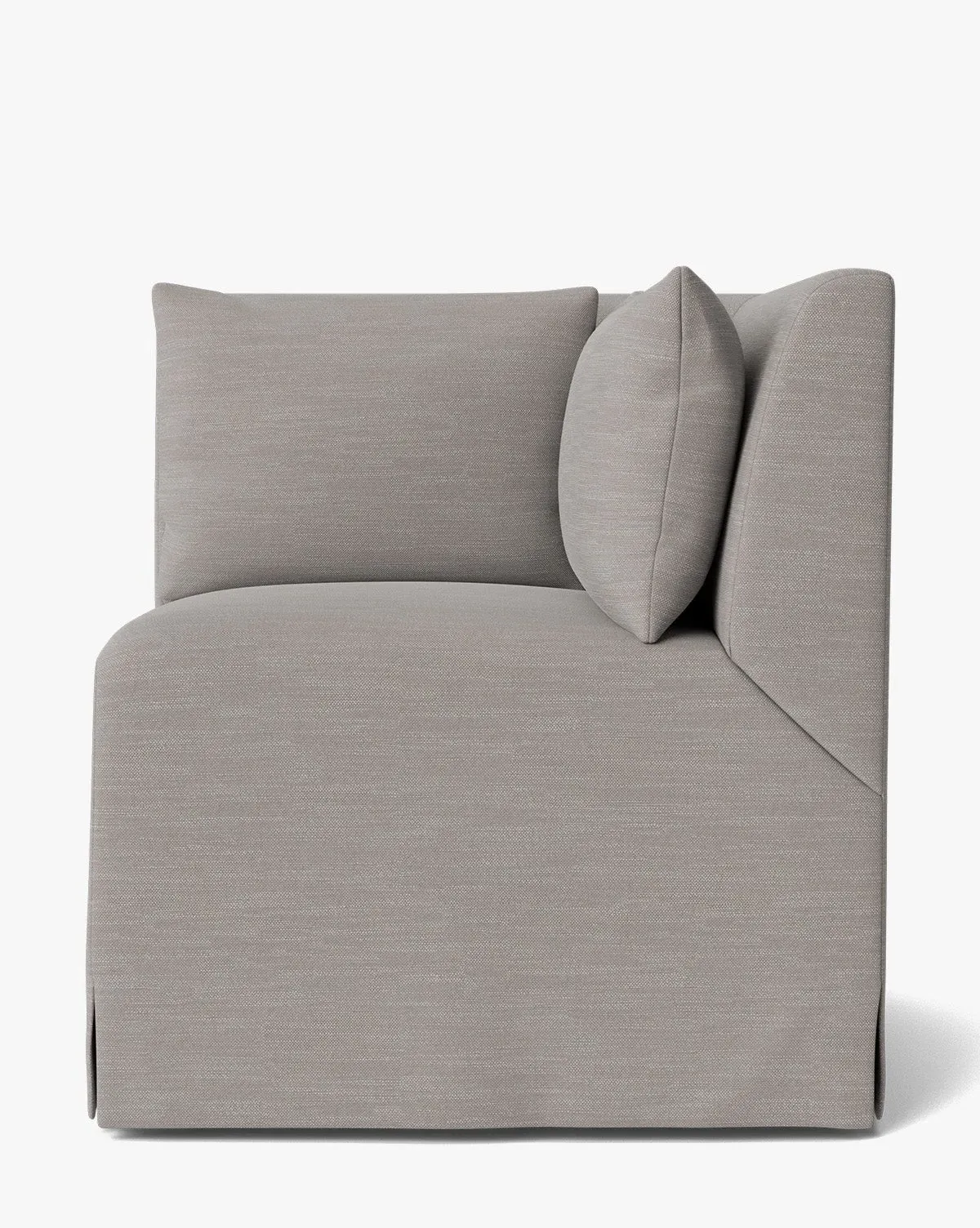 Scaletta Modular Corner Bench - Perennials Fabric, Nickel product