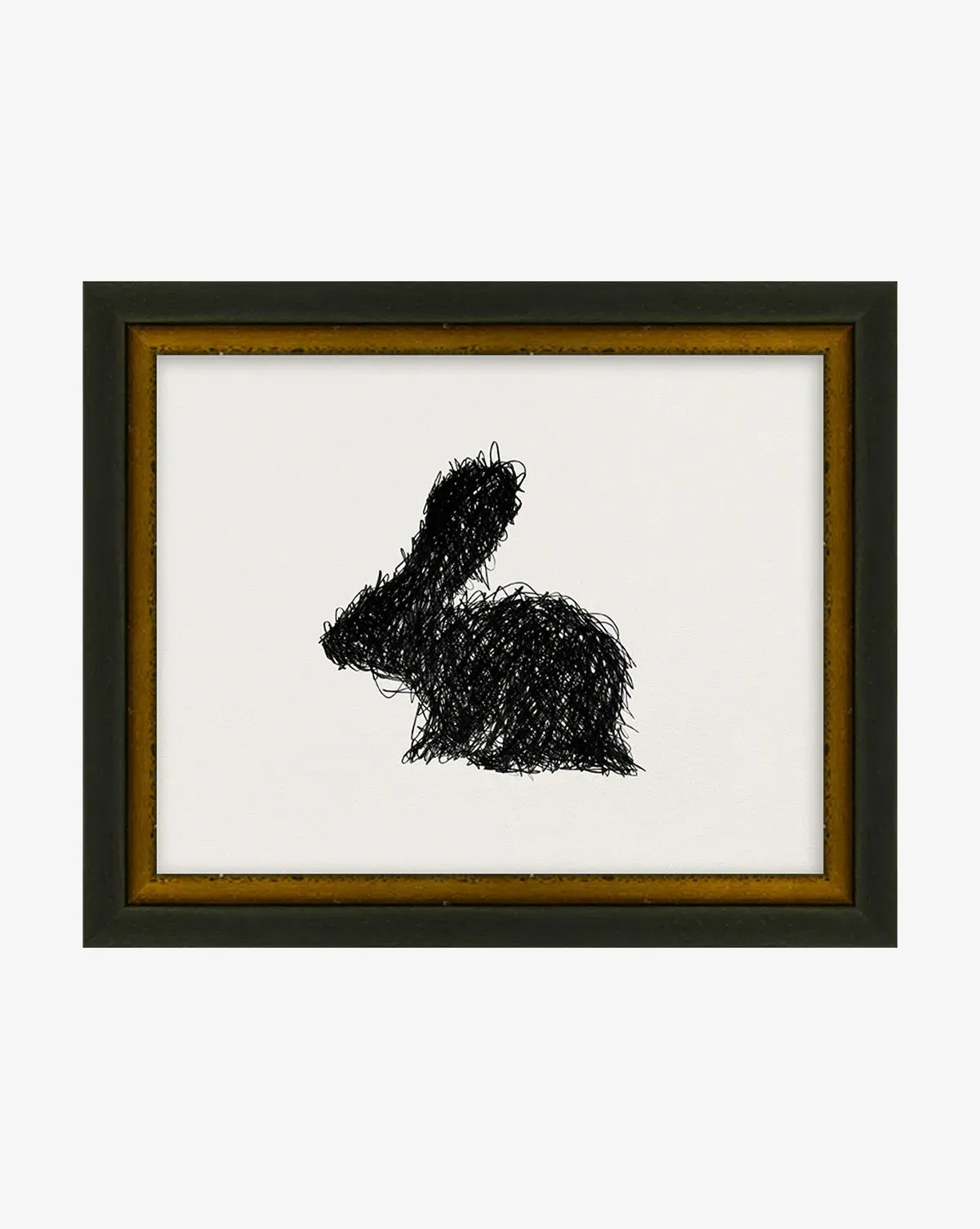 Scribbled Rabbit Wall Art Print product