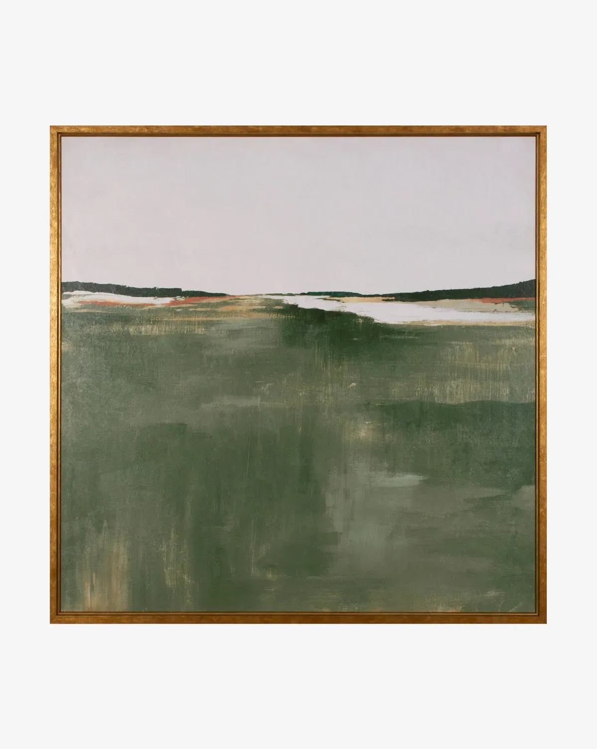 Sea of Green Framed Canvas Artwork - Green product