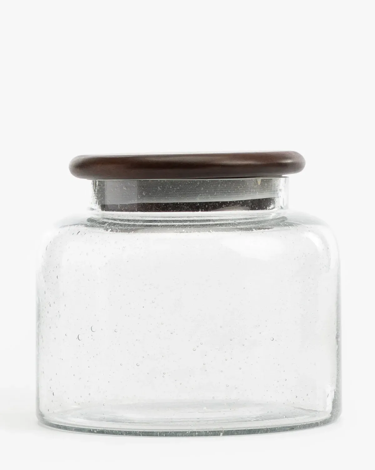 Seeded Glass Canister Small - Clear, Glass product