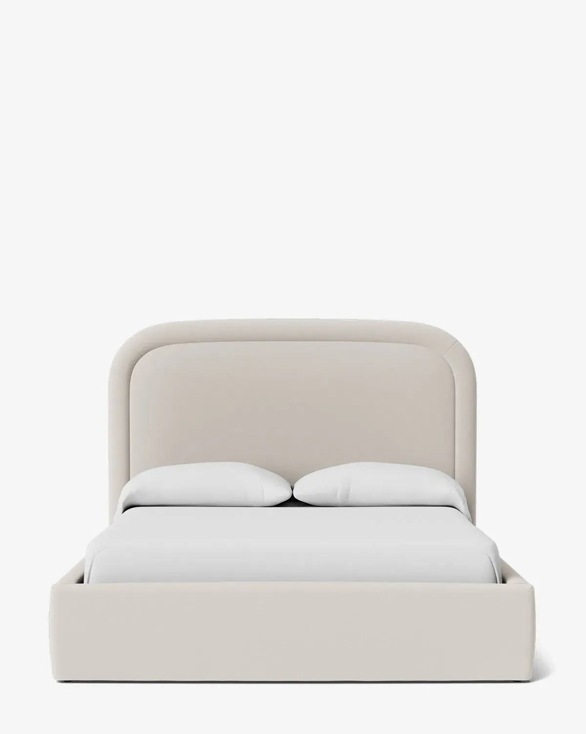 Selby Queen Size Bed Frame - Blanc, Crypton product