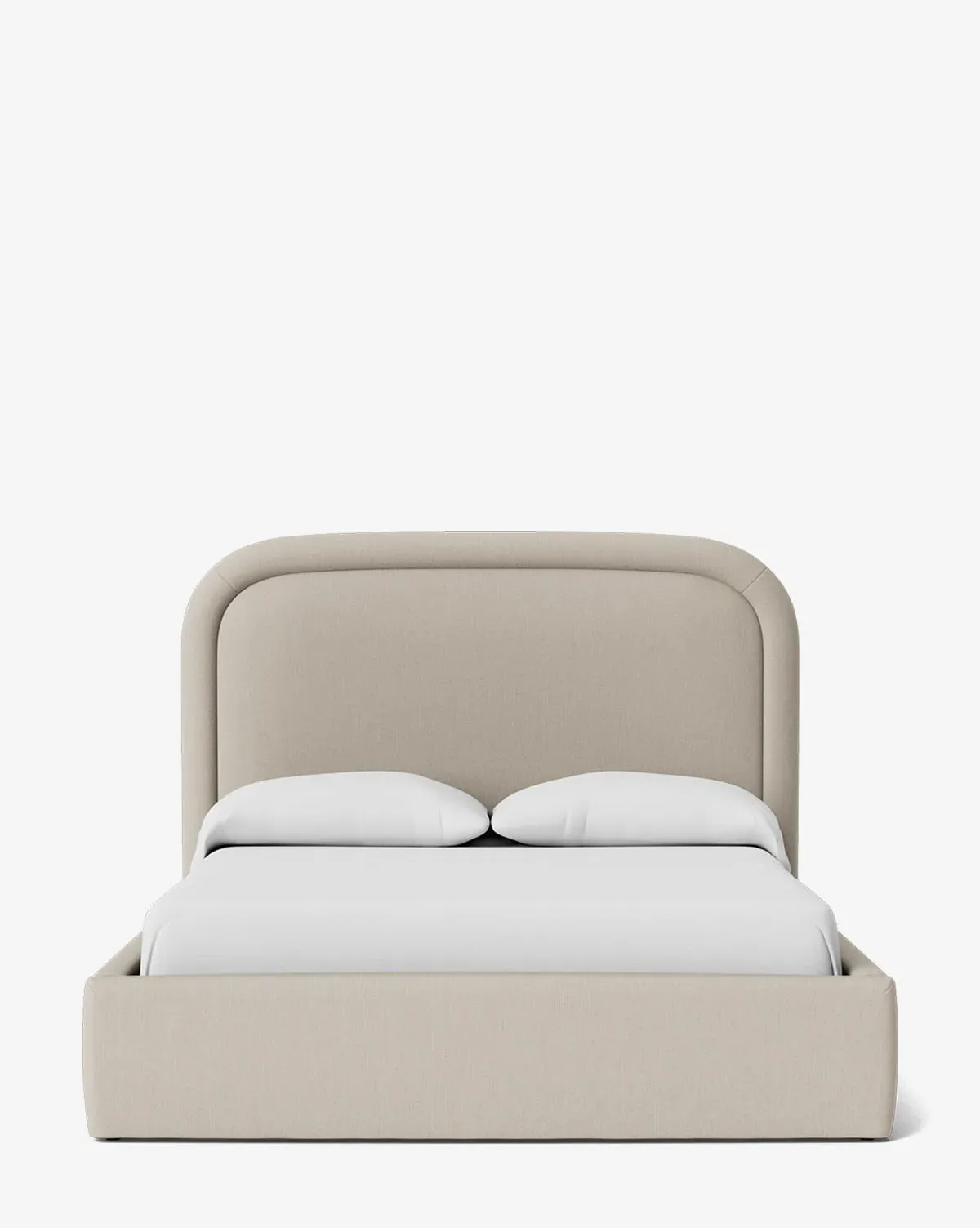 Selby Queen Size Bed Frame - Muslin Belgian Linen product