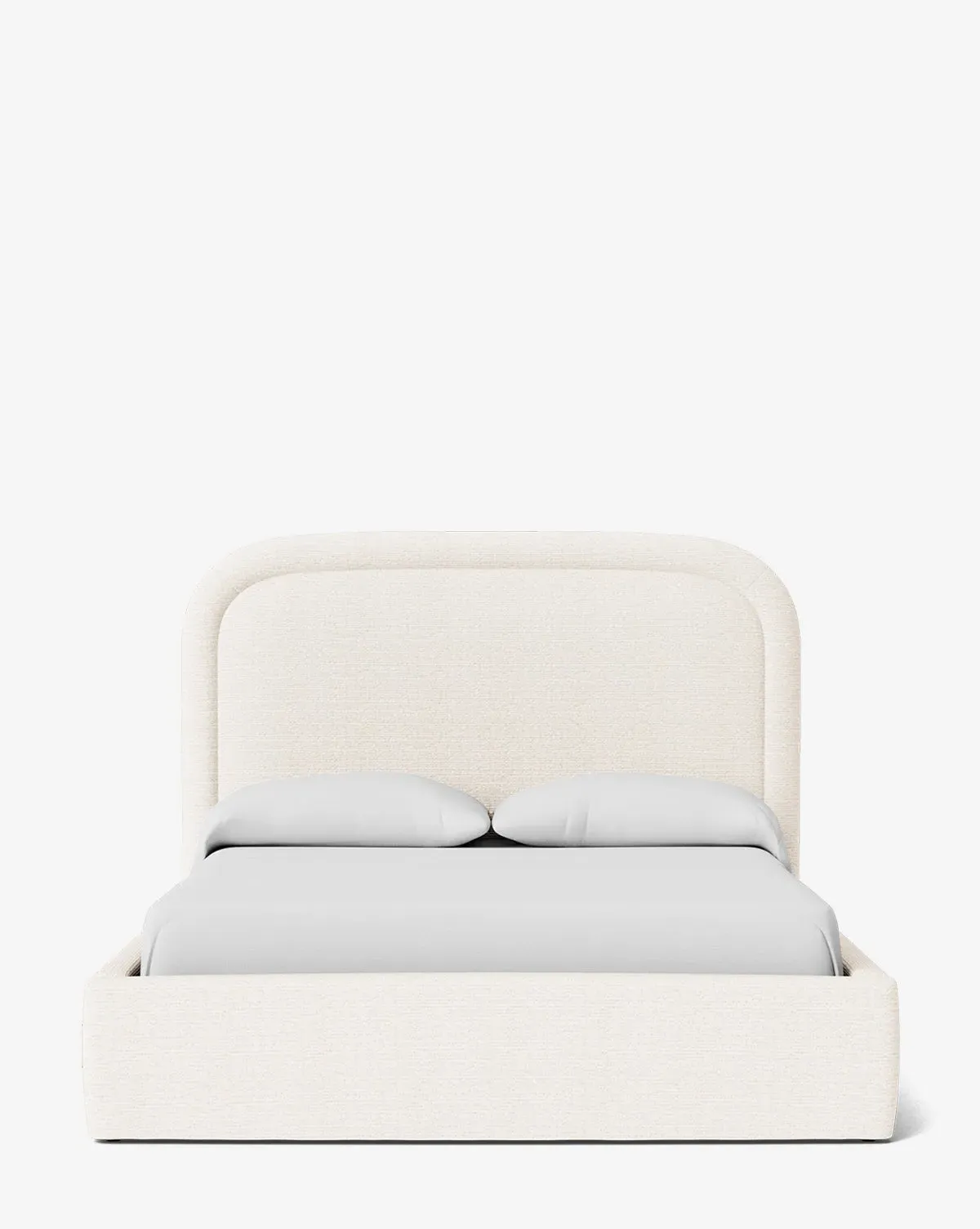 Selby Queen Size Bed Frame - Snow, Crypton product