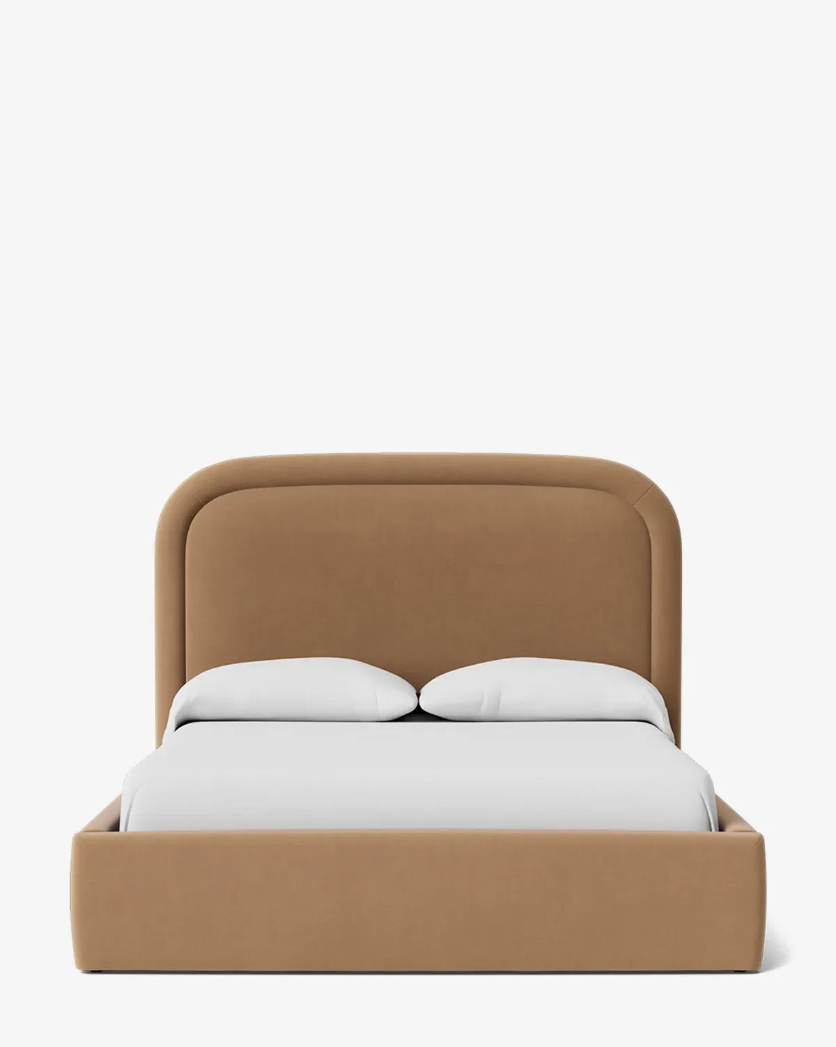 Selby Queen Size Bed Frame - Toffee, Velvet product
