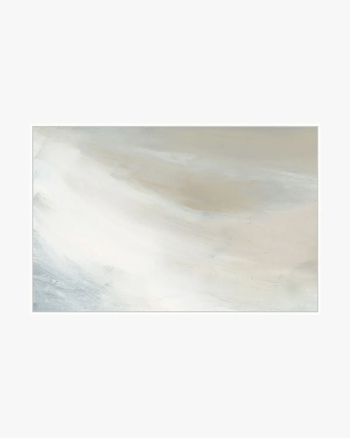 Serene Skies II Landscape Canvas Print - White product