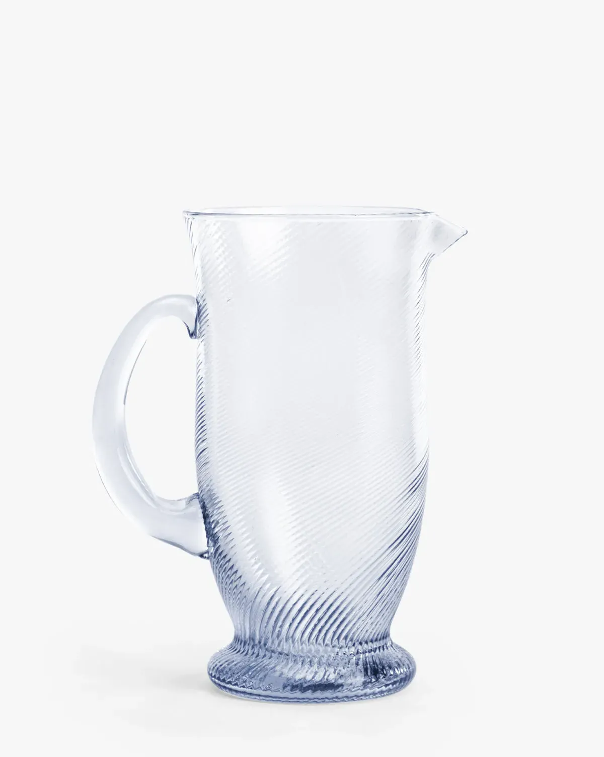Sharland England Spiral Jug - Light Blue, Glass product