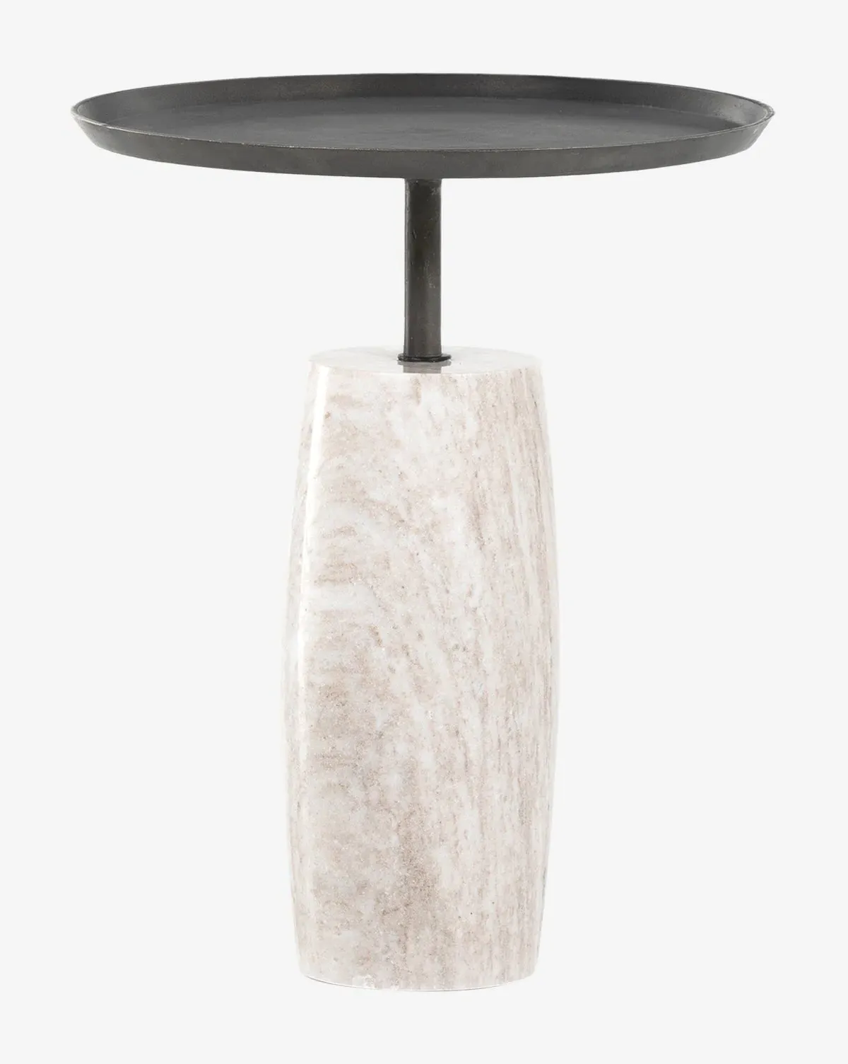 Sheba Side Table - River Gray Marble, Iron product