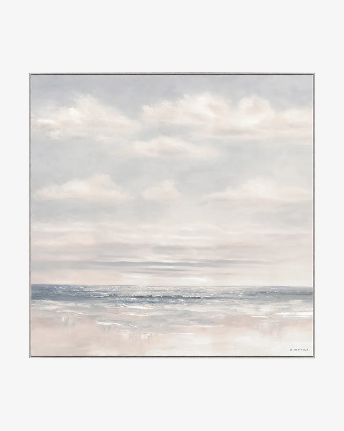 Shoreline Large Artist Enhanced Print - Pink, Blue product