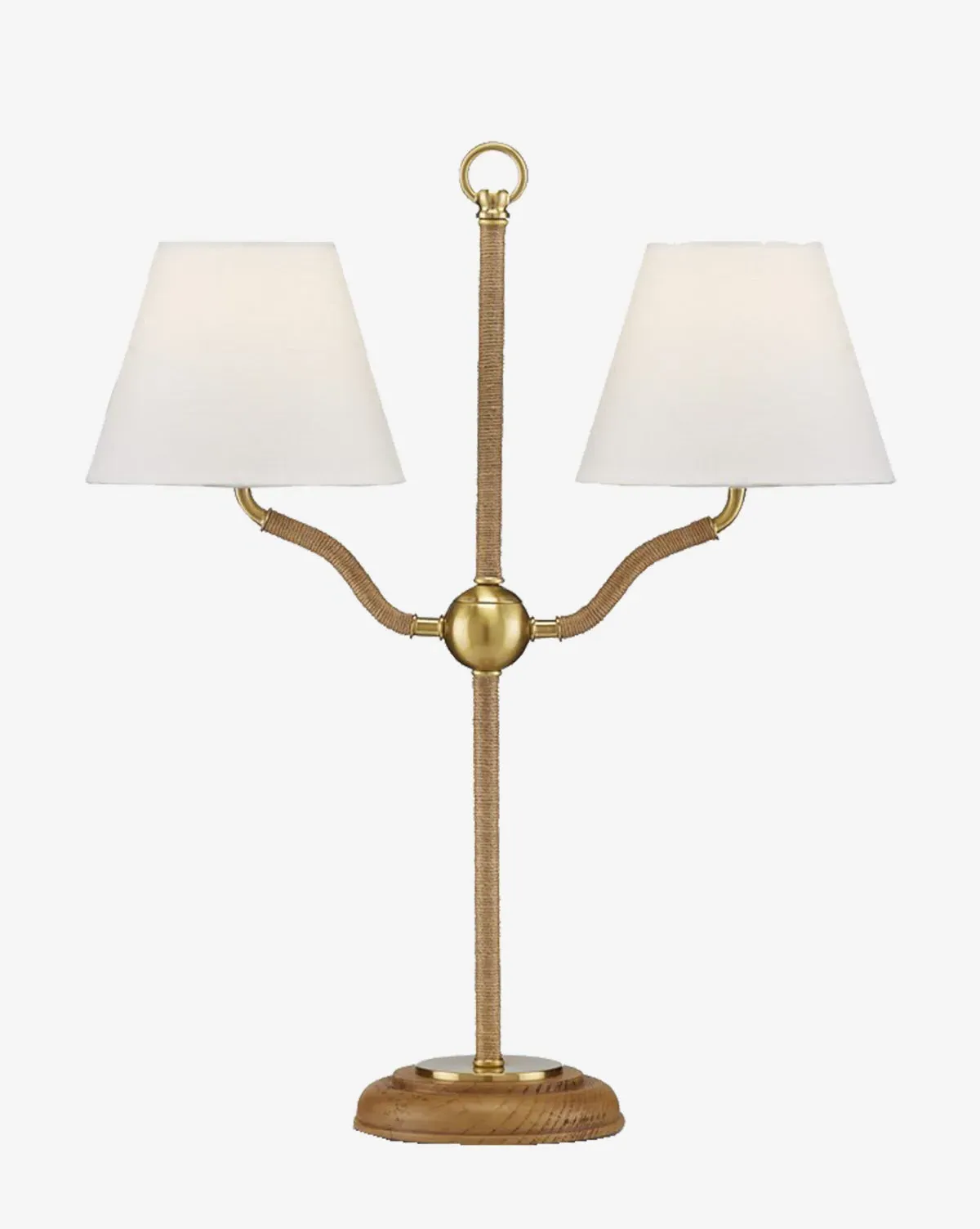 Sirocco Desk Lamp - Brass, Rope product