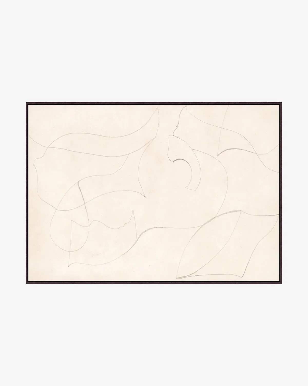 Sketched Thoughts Large Abstract Canvas Giclee Print product