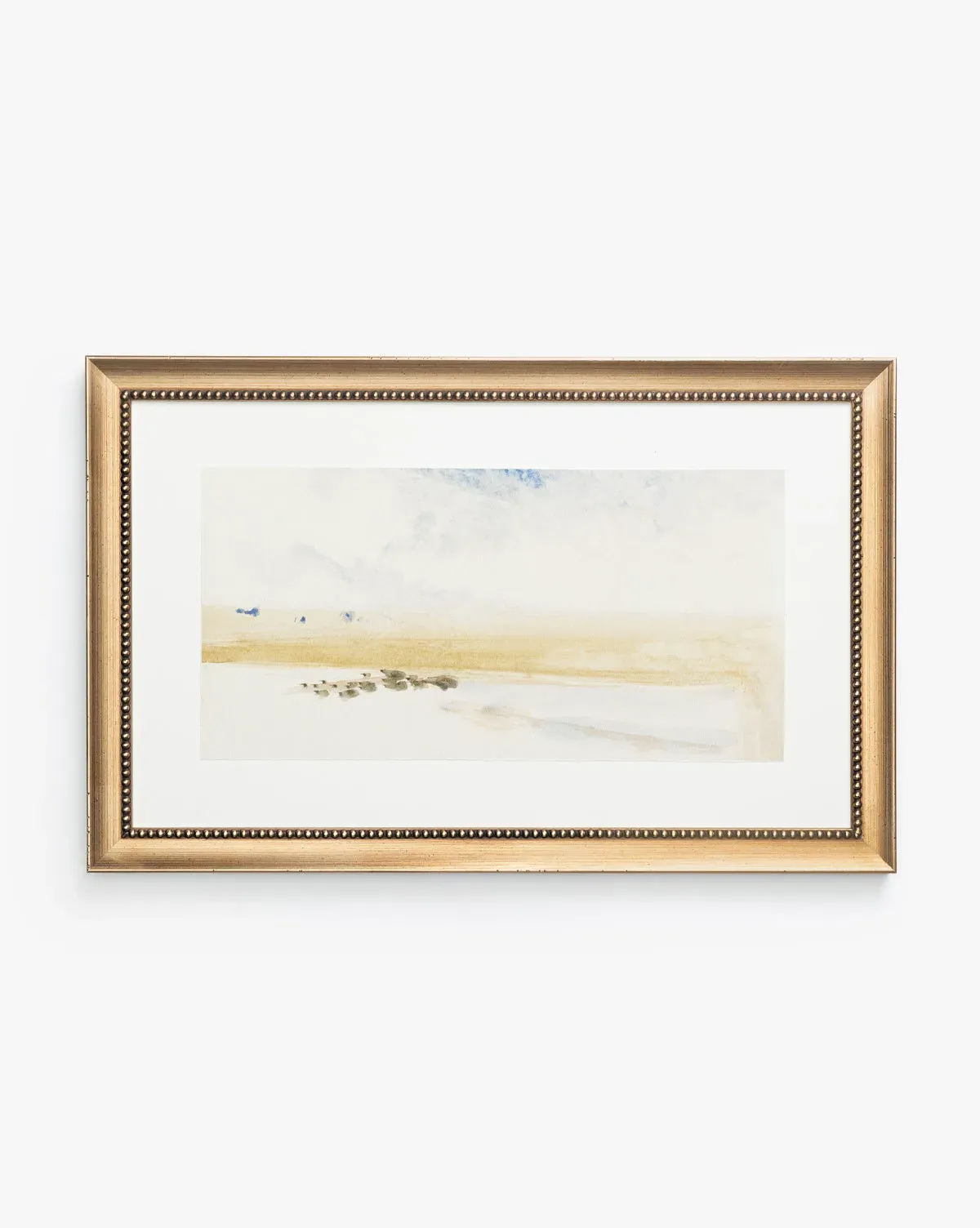 Sky Studies 6 Framed Giclee Print - Antique Silver, Wood product