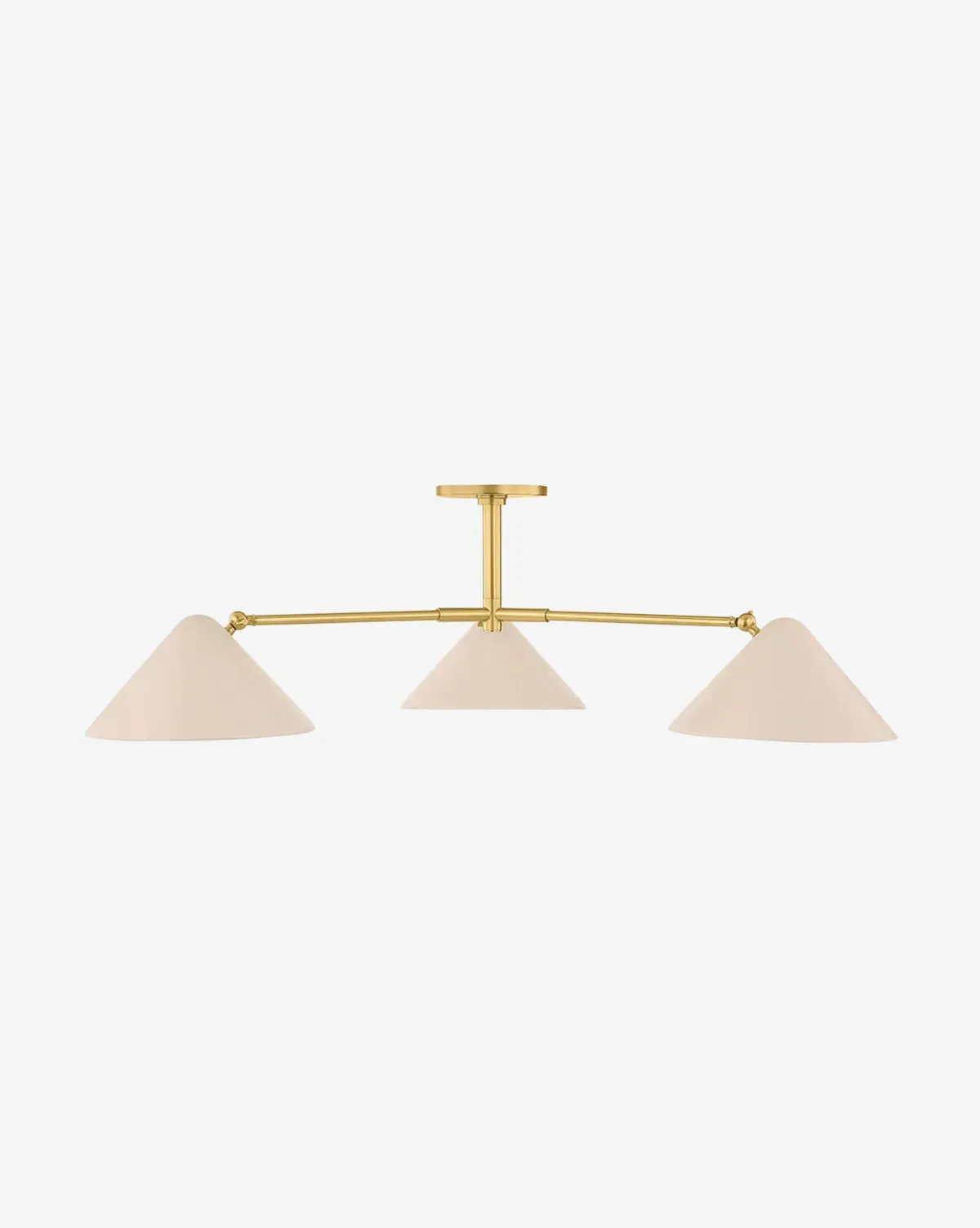 Sonja 3-Light Chandelier - Aged Brass product