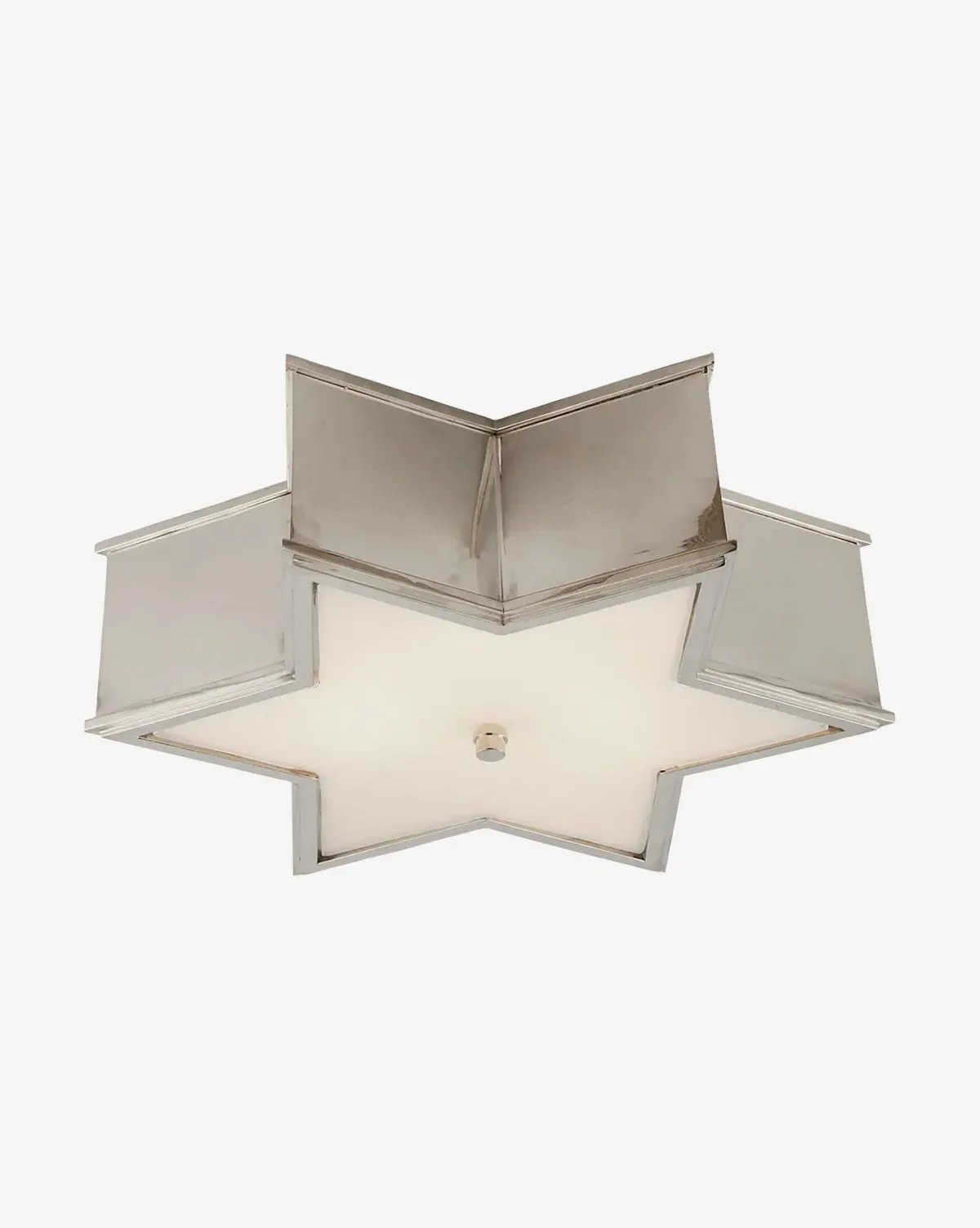 Sophia Small Flush Mount - Polished Nickel, Frosted Glass product
