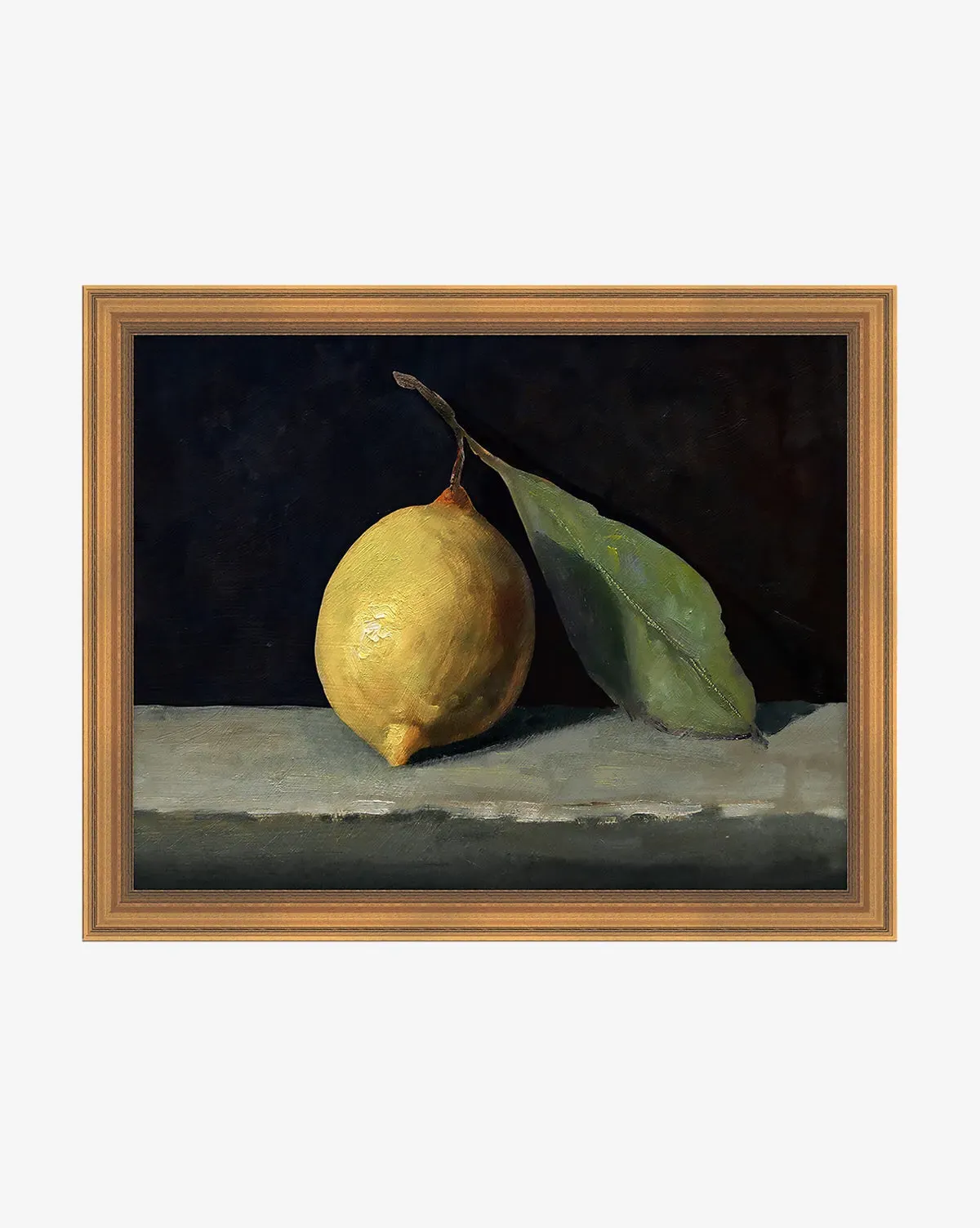 Still Life with Lemon Framed Wall Art Print product