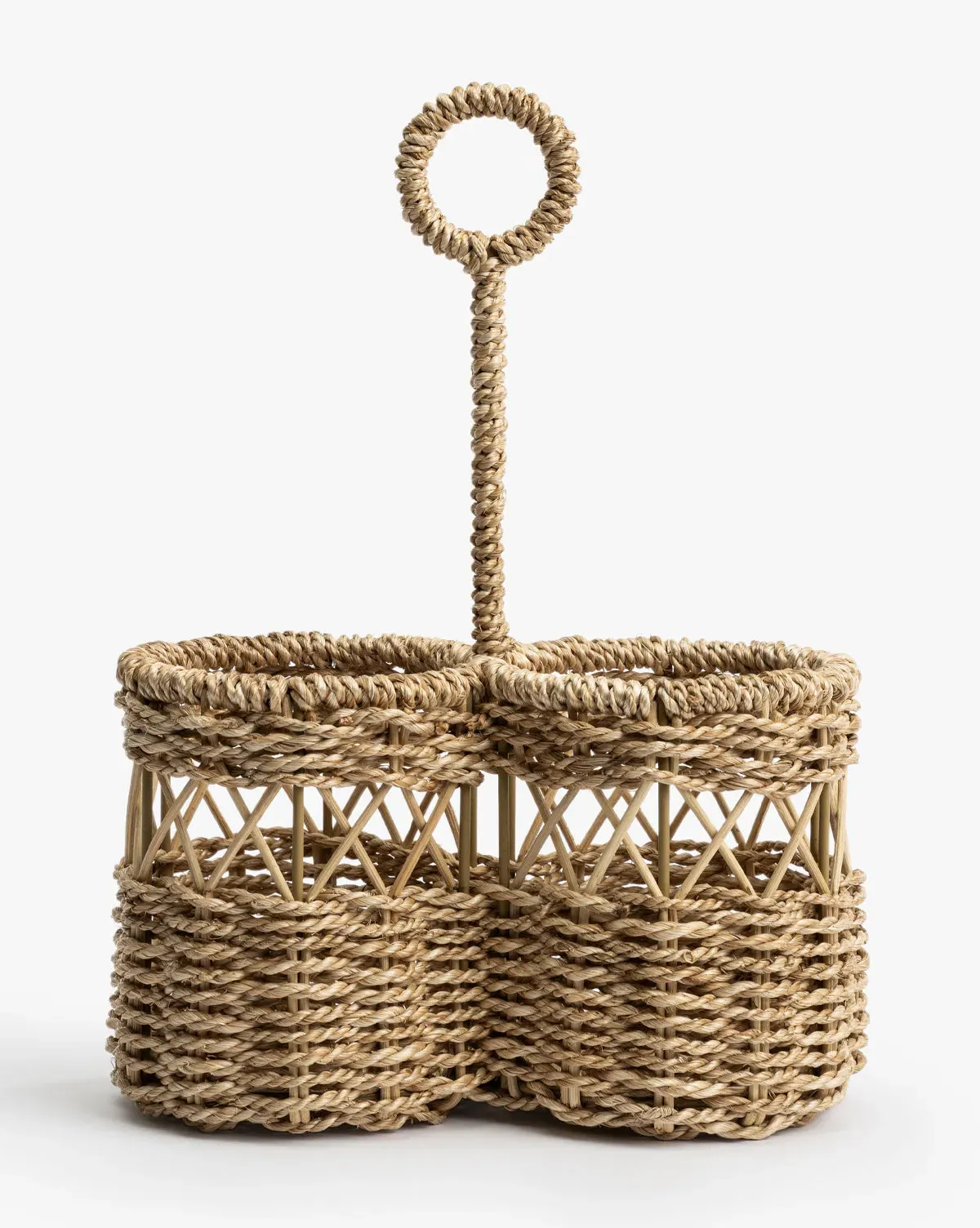 Stokes Woven Caddy - Abaca, Wicker product