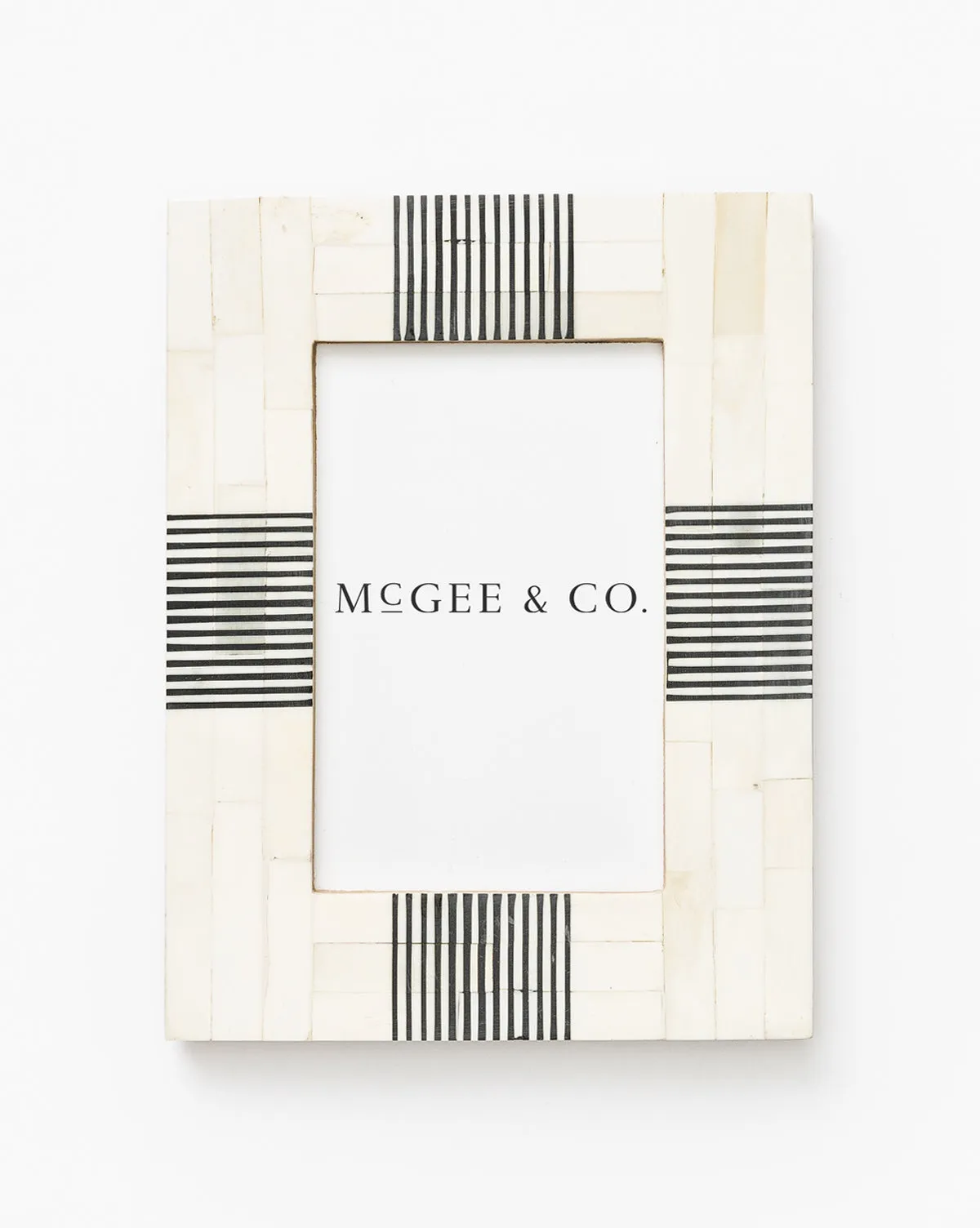Striped Bone 5x7 Photo Frame - Cream product