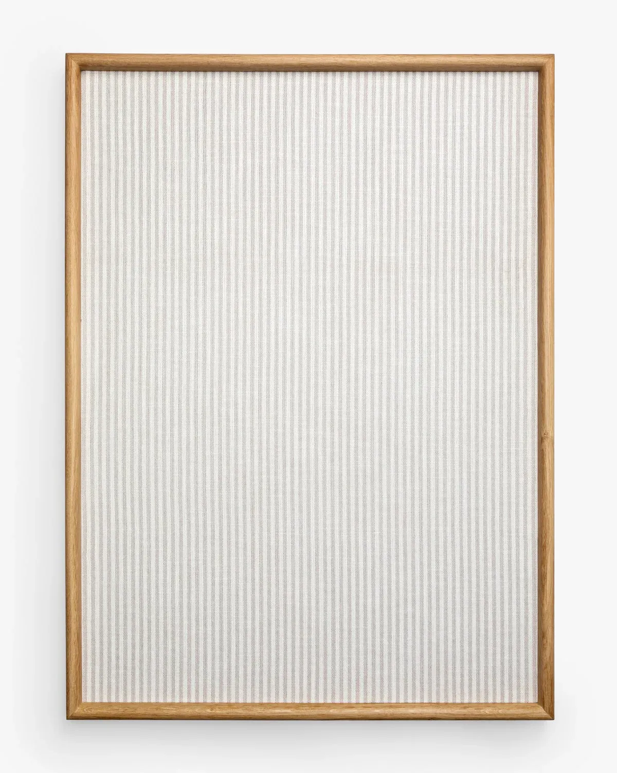 Striped Memo Board - Oak, Linen product