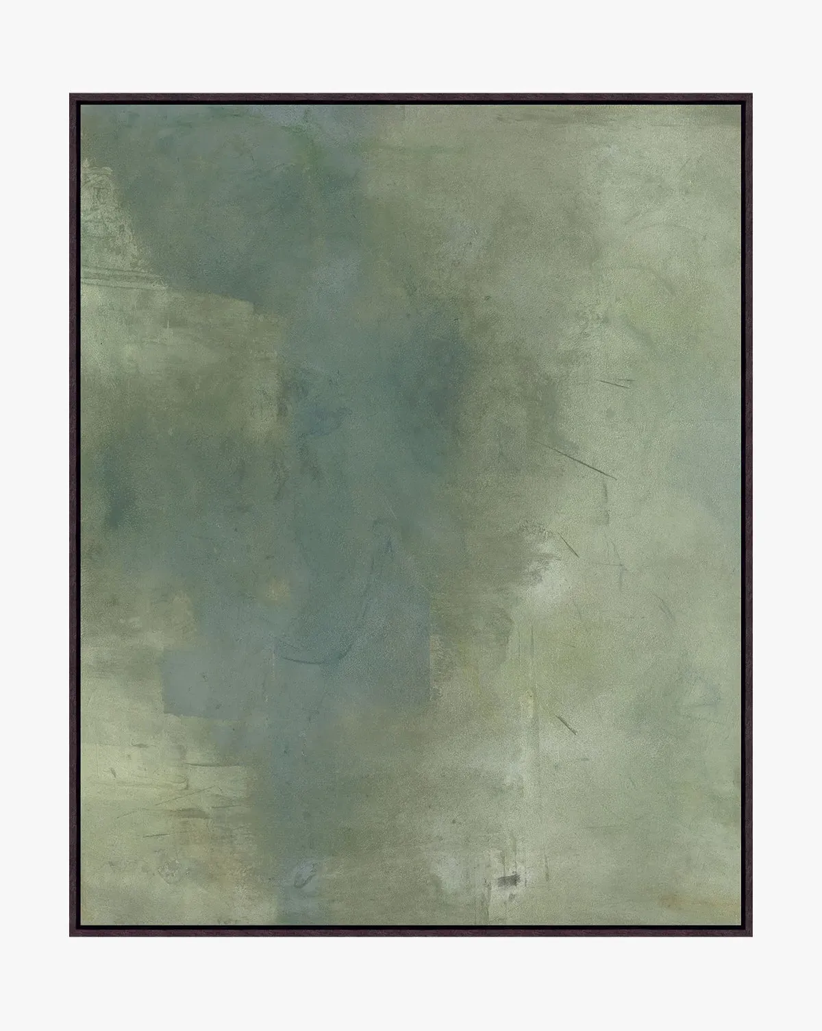 Study of Green by Ronda Waiksnis Framed Canvas Print product