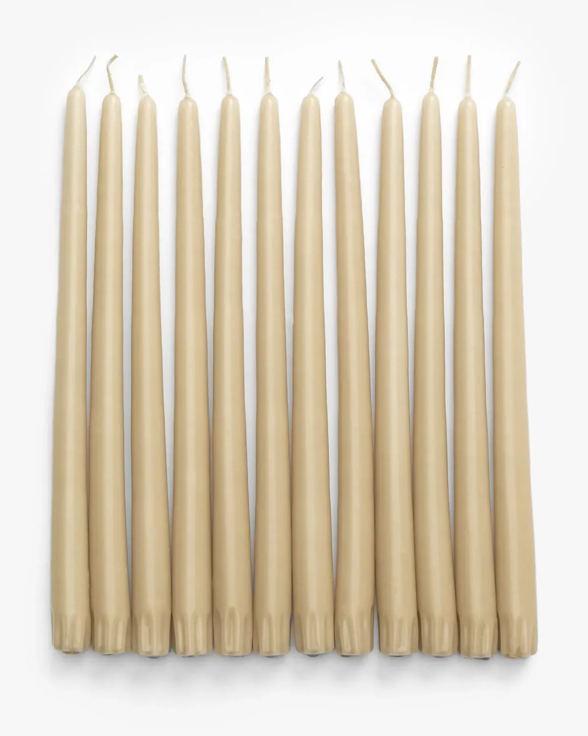 Taper Candles Set of 12 - Antique Beige product