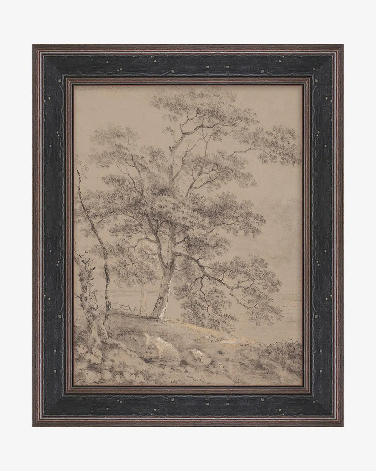 Taupe Forest Framed Giclee Print - Taupe, Matte Paper product