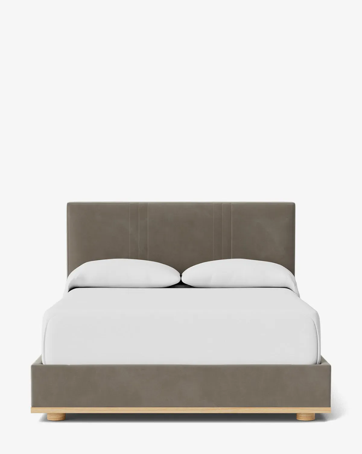 Taylor Pleated Queen Size Bed Frame - Dovetail, Velvet product