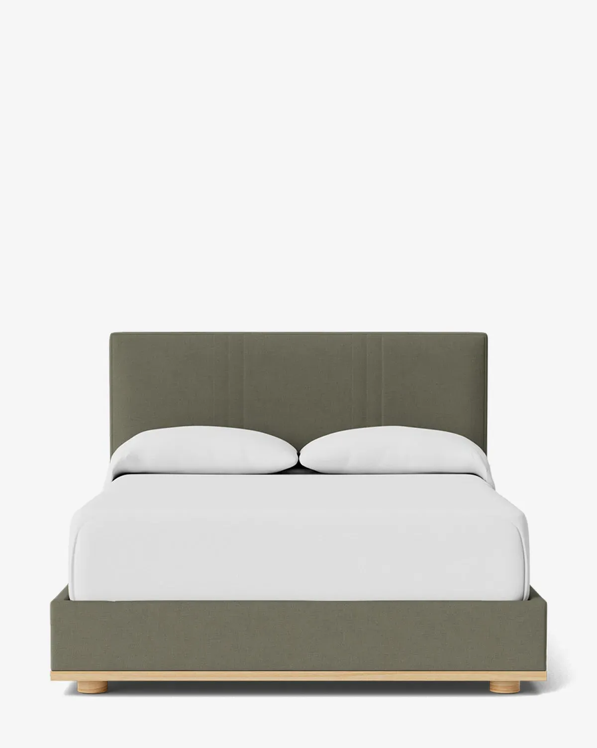 Taylor Pleated Queen Size Bed Frame - Ivy, Perennials Fabric product