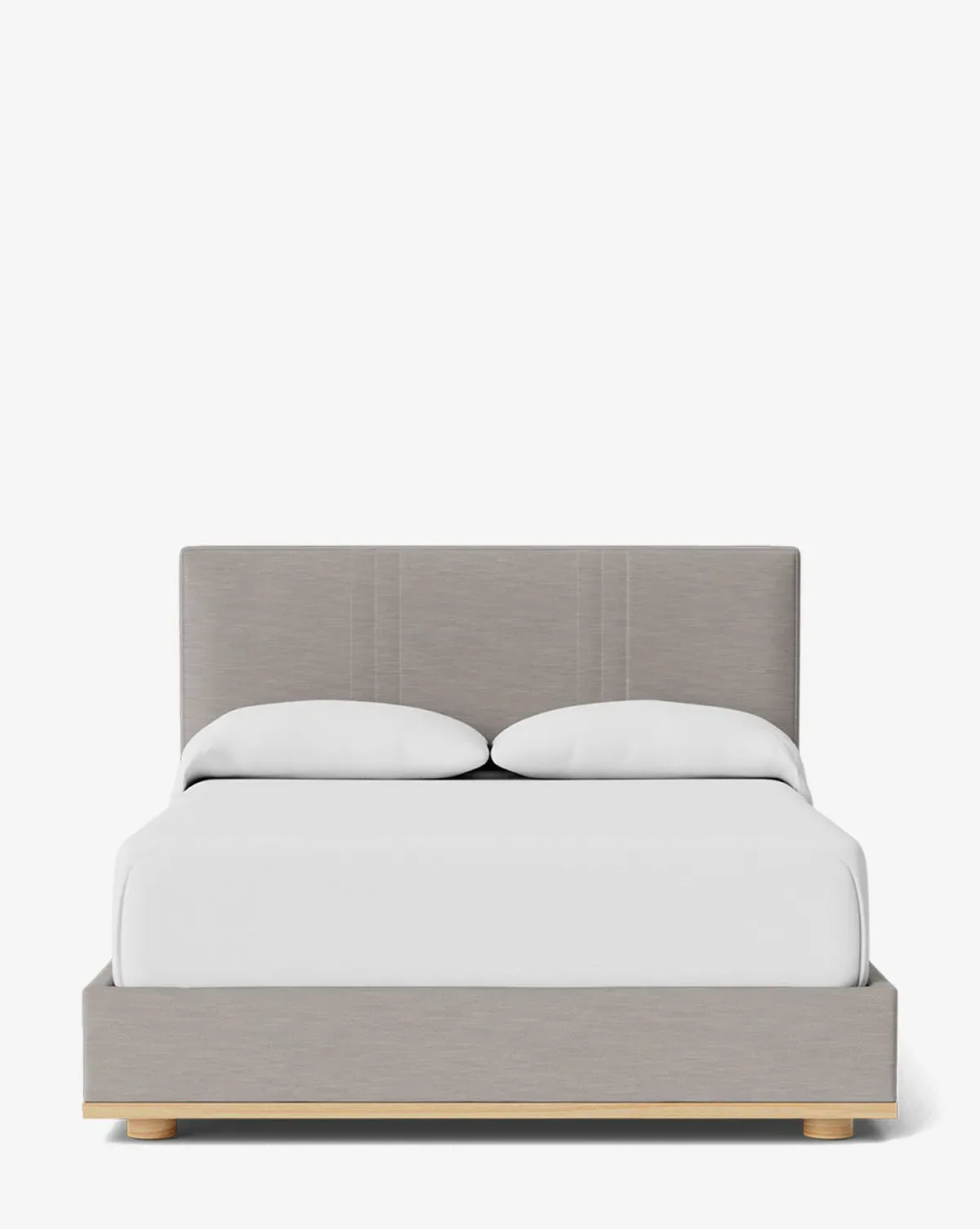 Taylor Pleated Queen Size Bed Frame - Nickel Perennials product