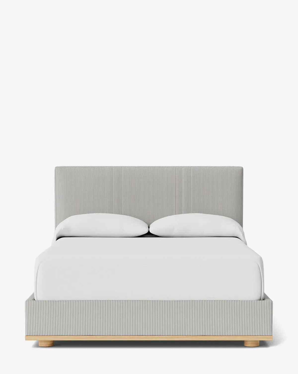 Taylor Pleated Queen Size Bed Frame - Taupe product