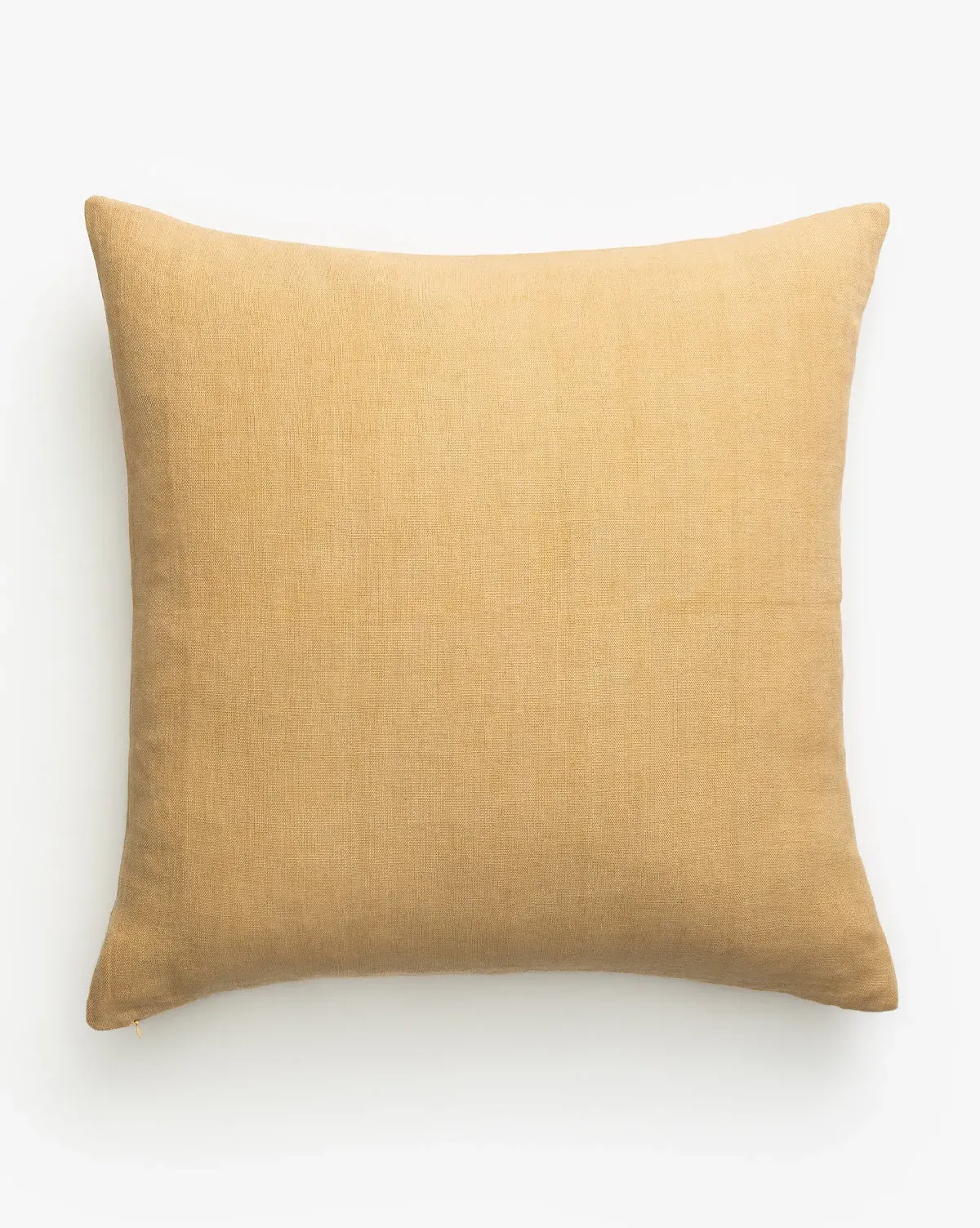 Teagan Pillow Cover - Yellow Oxide, Linen product